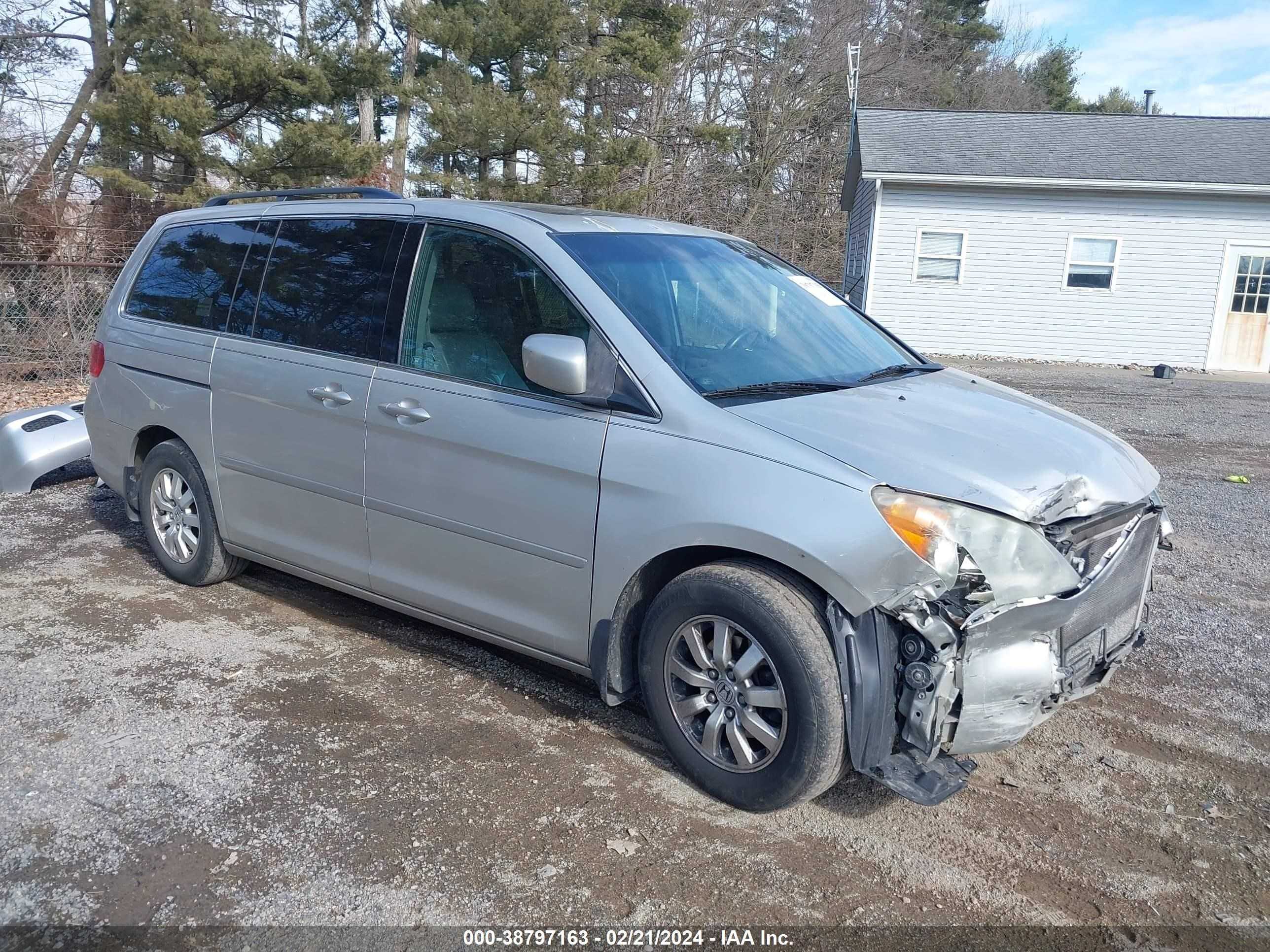 honda odyssey 2008 5fnrl387x8b116014