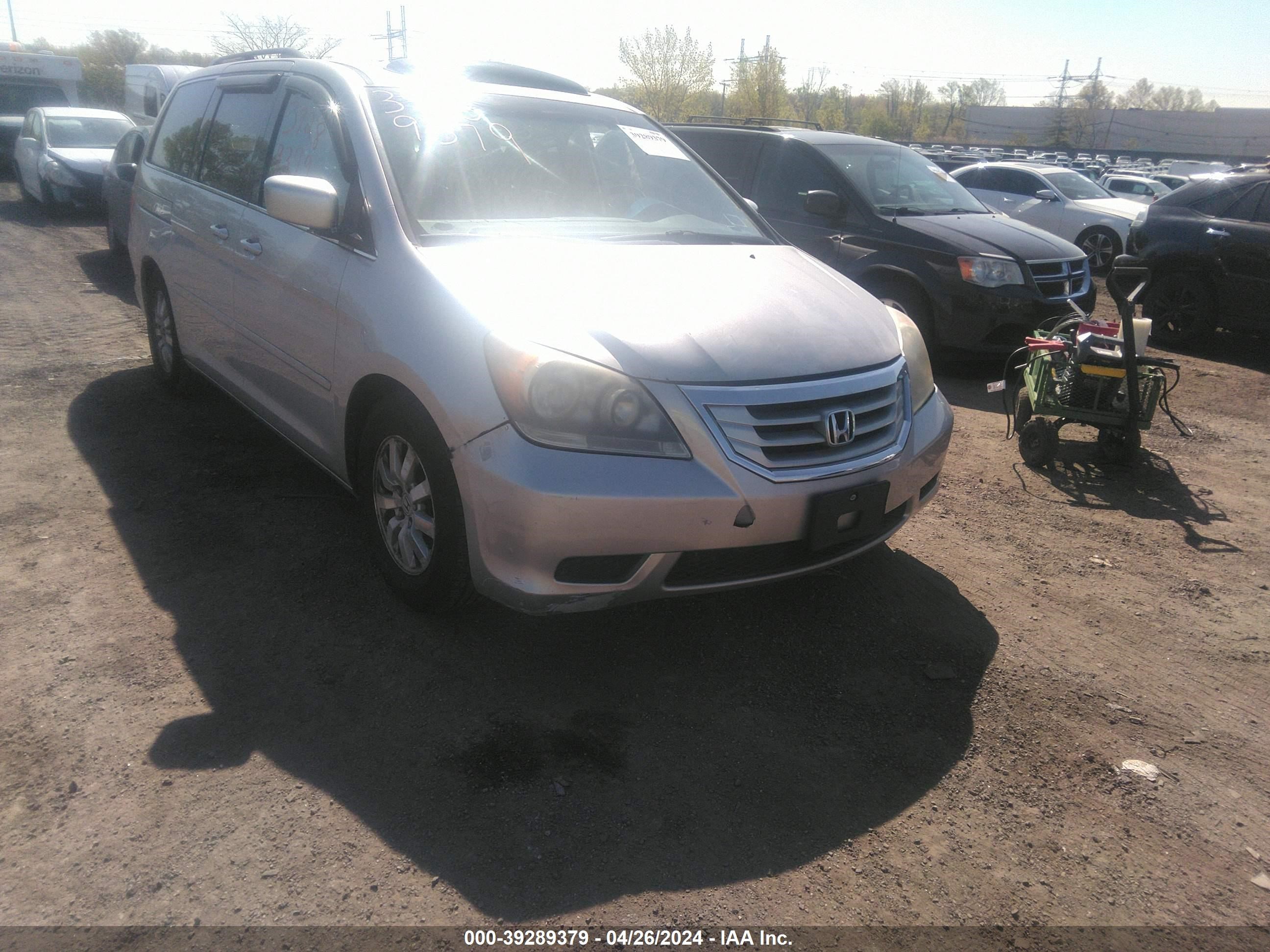 honda odyssey 2008 5fnrl387x8b418466