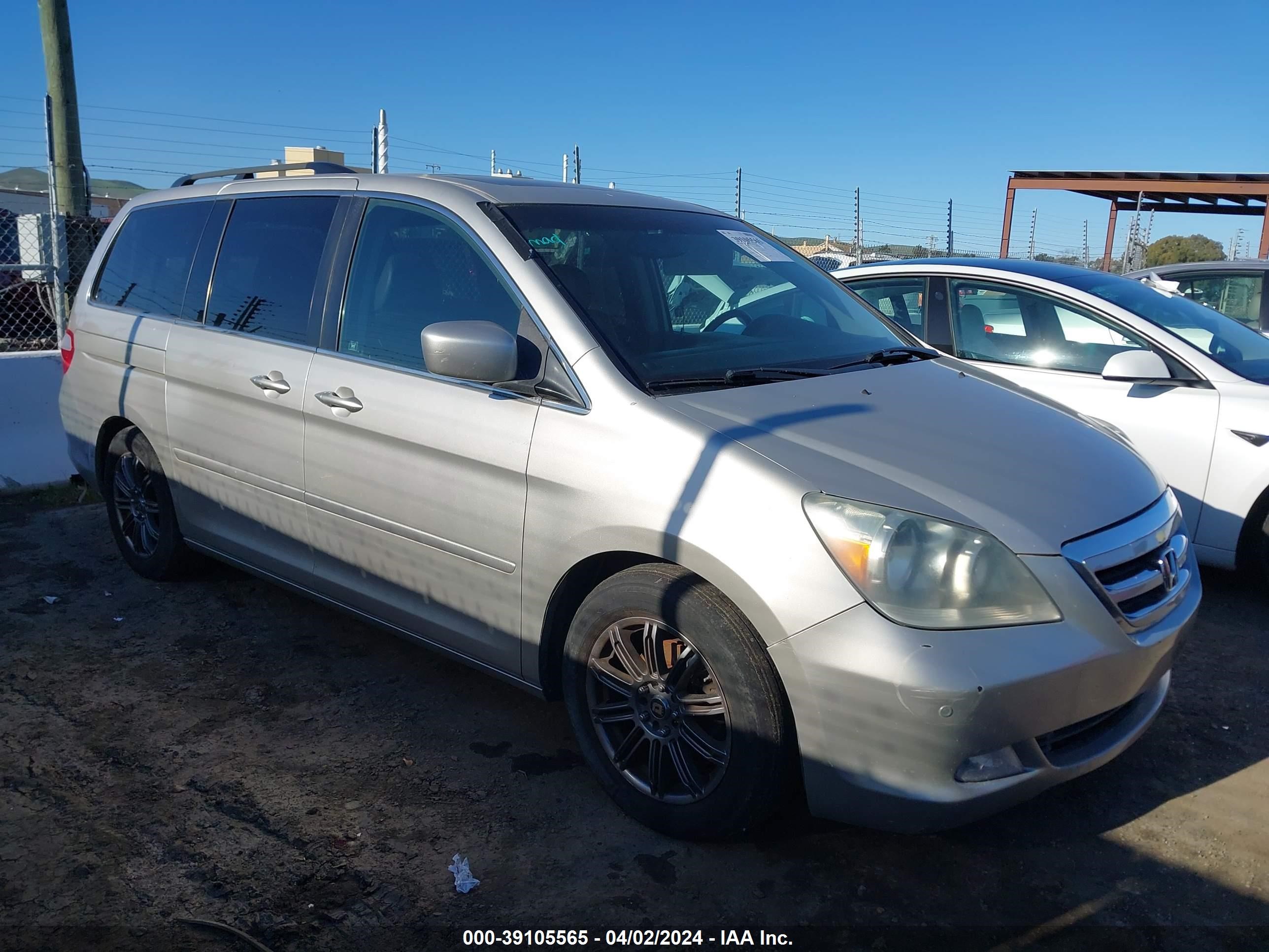 honda odyssey 2007 5fnrl38847b033718