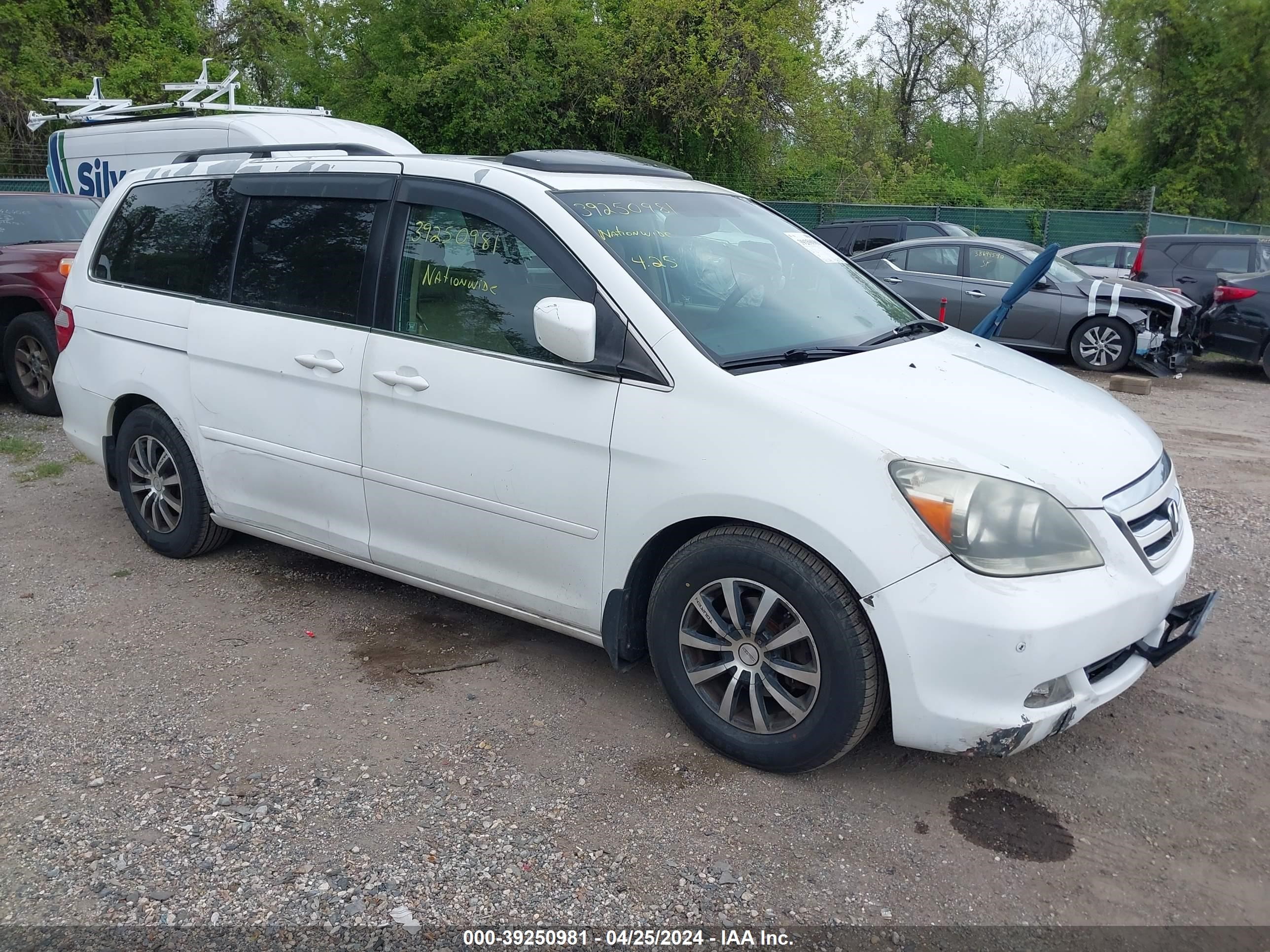 honda odyssey 2007 5fnrl38857b027104