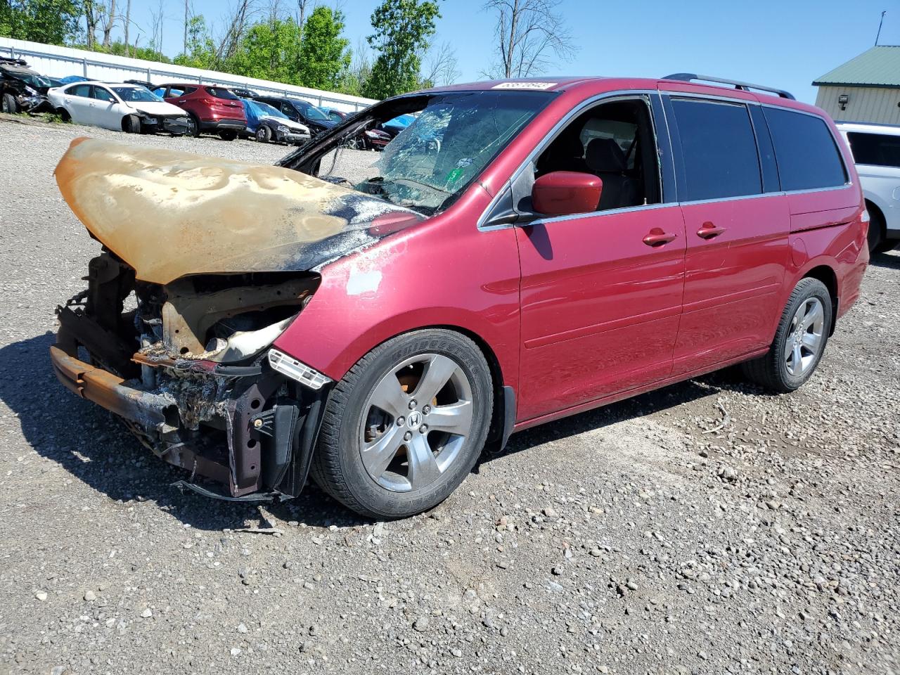 honda odyssey 2006 5fnrl38876x050754