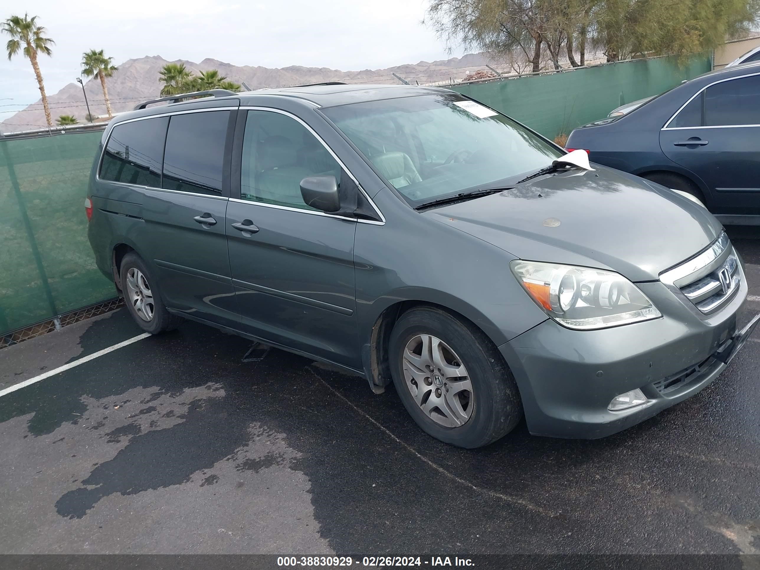 honda odyssey 2007 5fnrl38887b124202