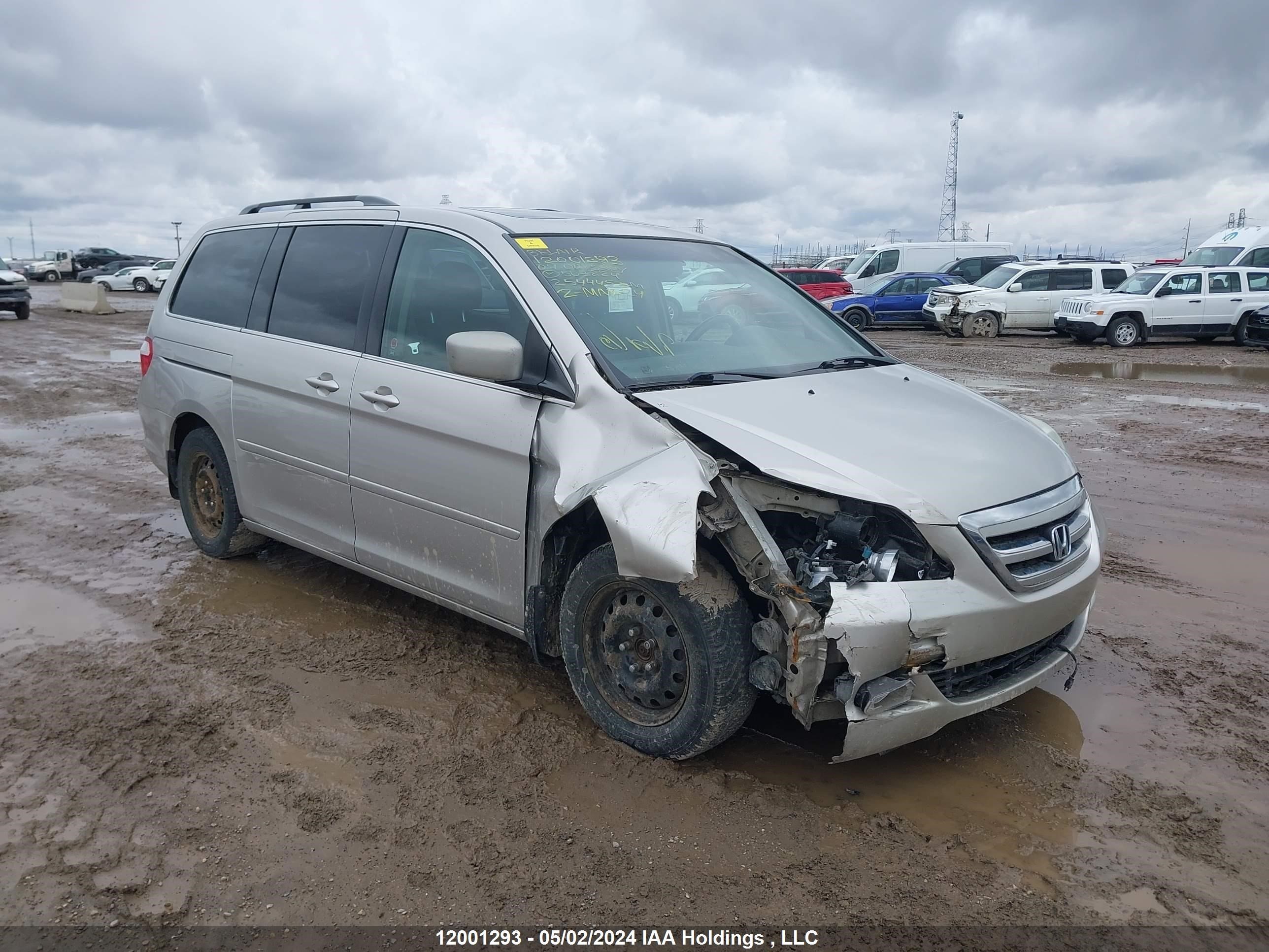 honda odyssey 2007 5fnrl38897b503824