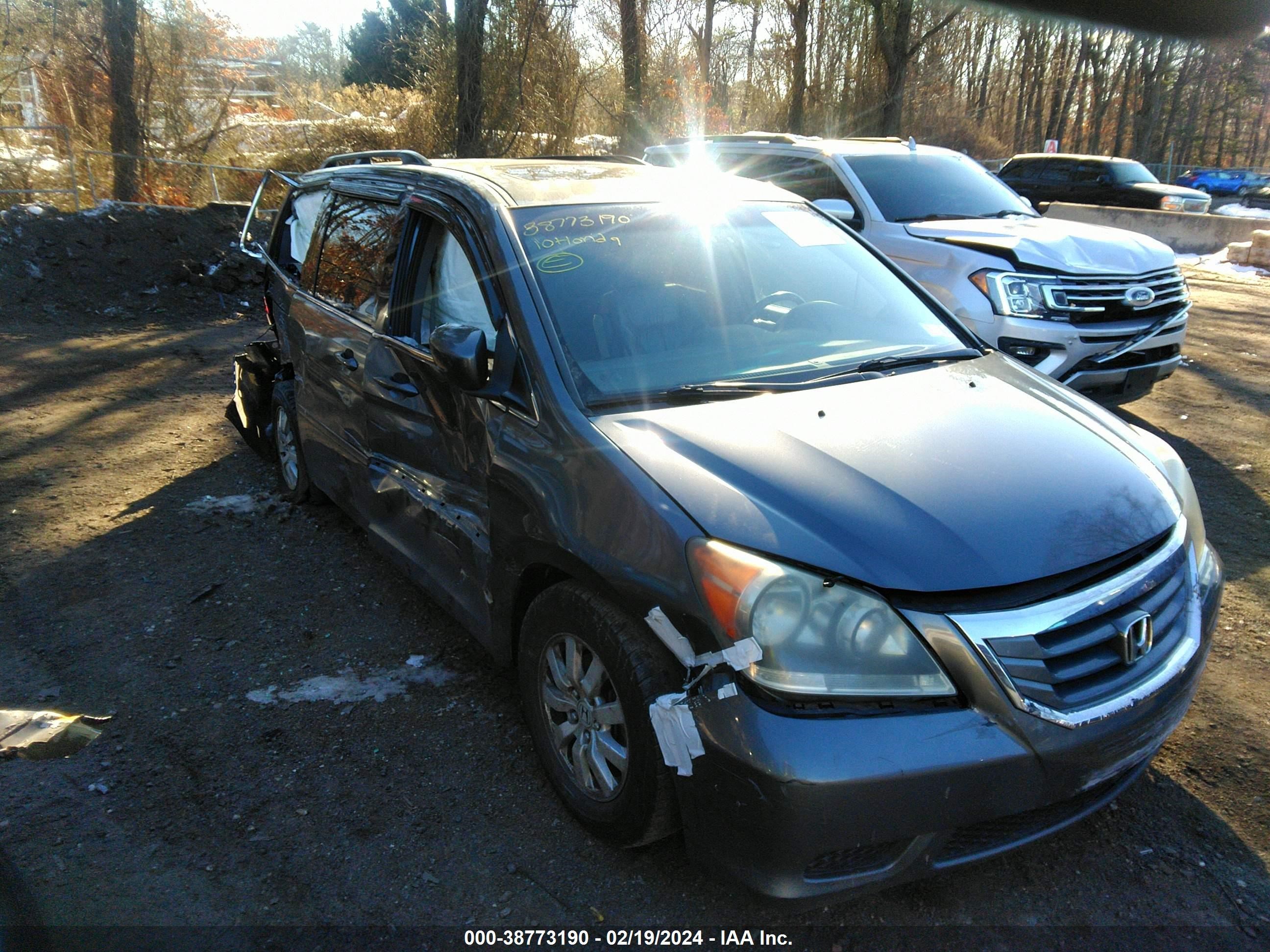 honda odyssey 2010 5fnrl3h60ab094621