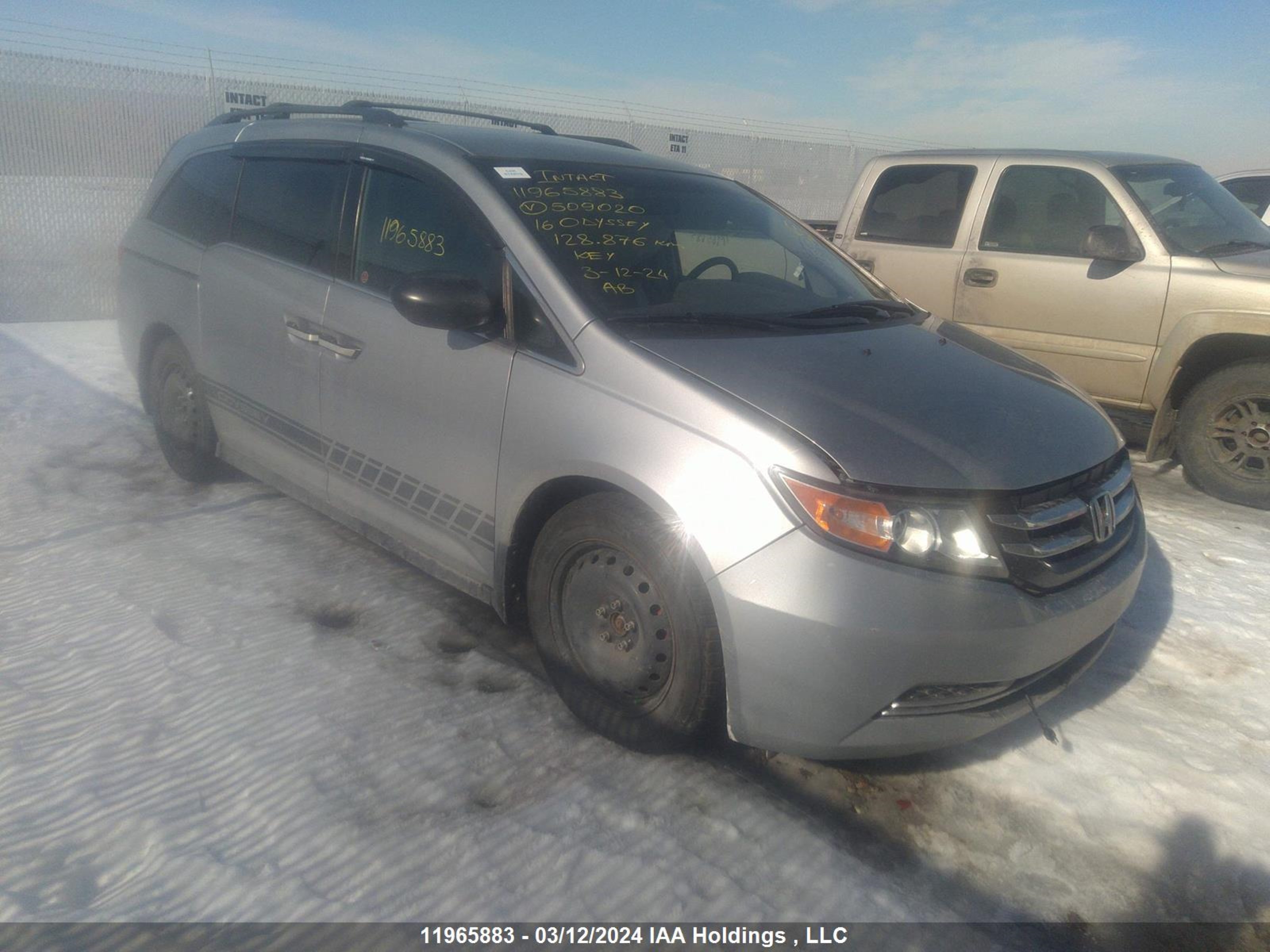 honda odyssey 2016 5fnrl5h3xgb509020