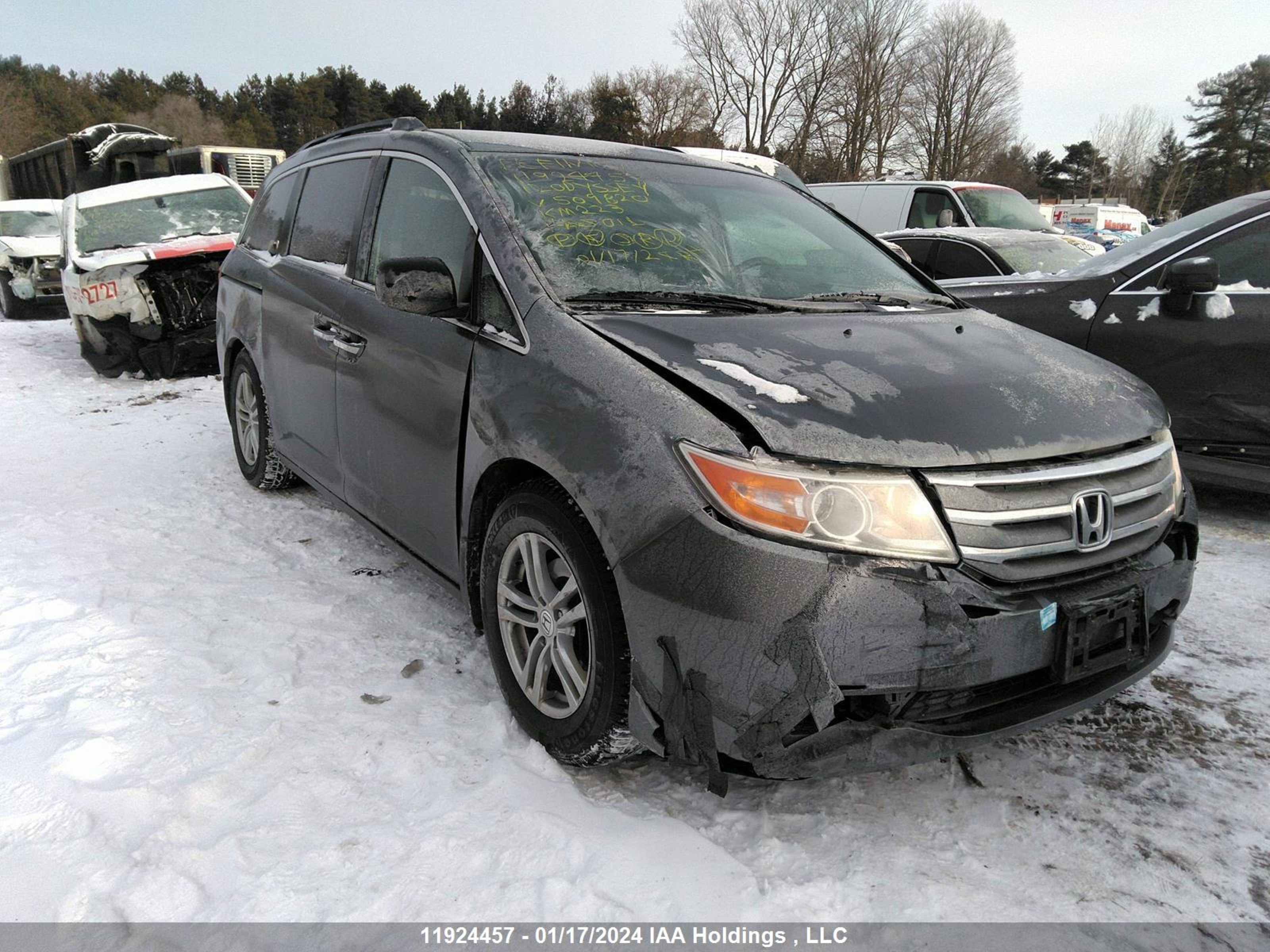 honda odyssey 2012 5fnrl5h45cb509820