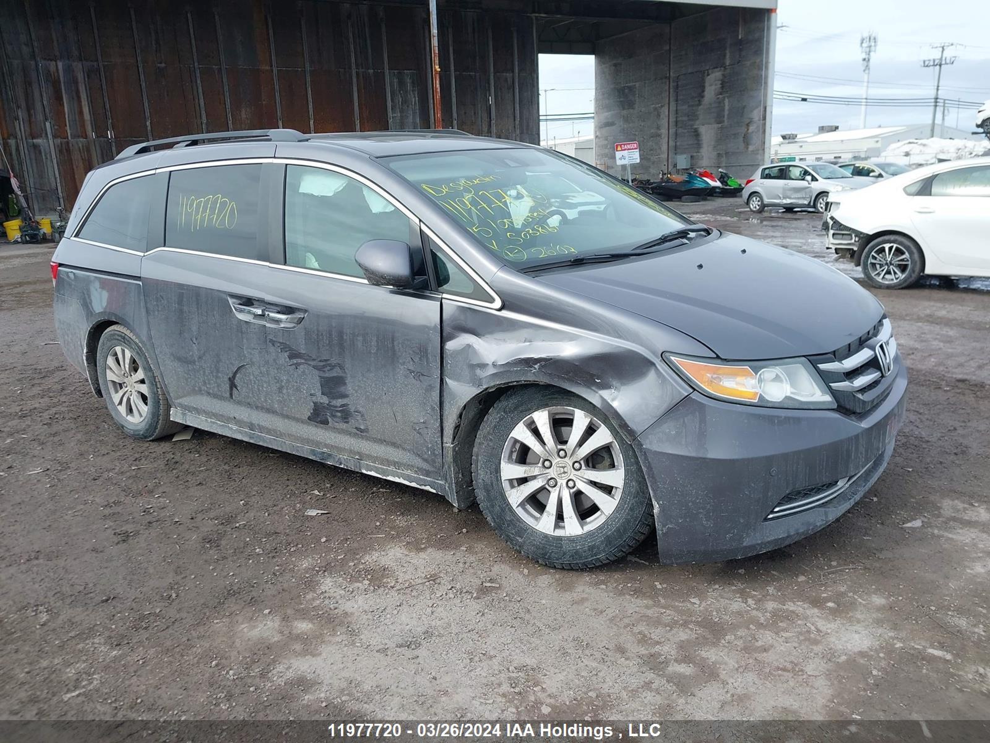 honda odyssey 2015 5fnrl5h63fb503861