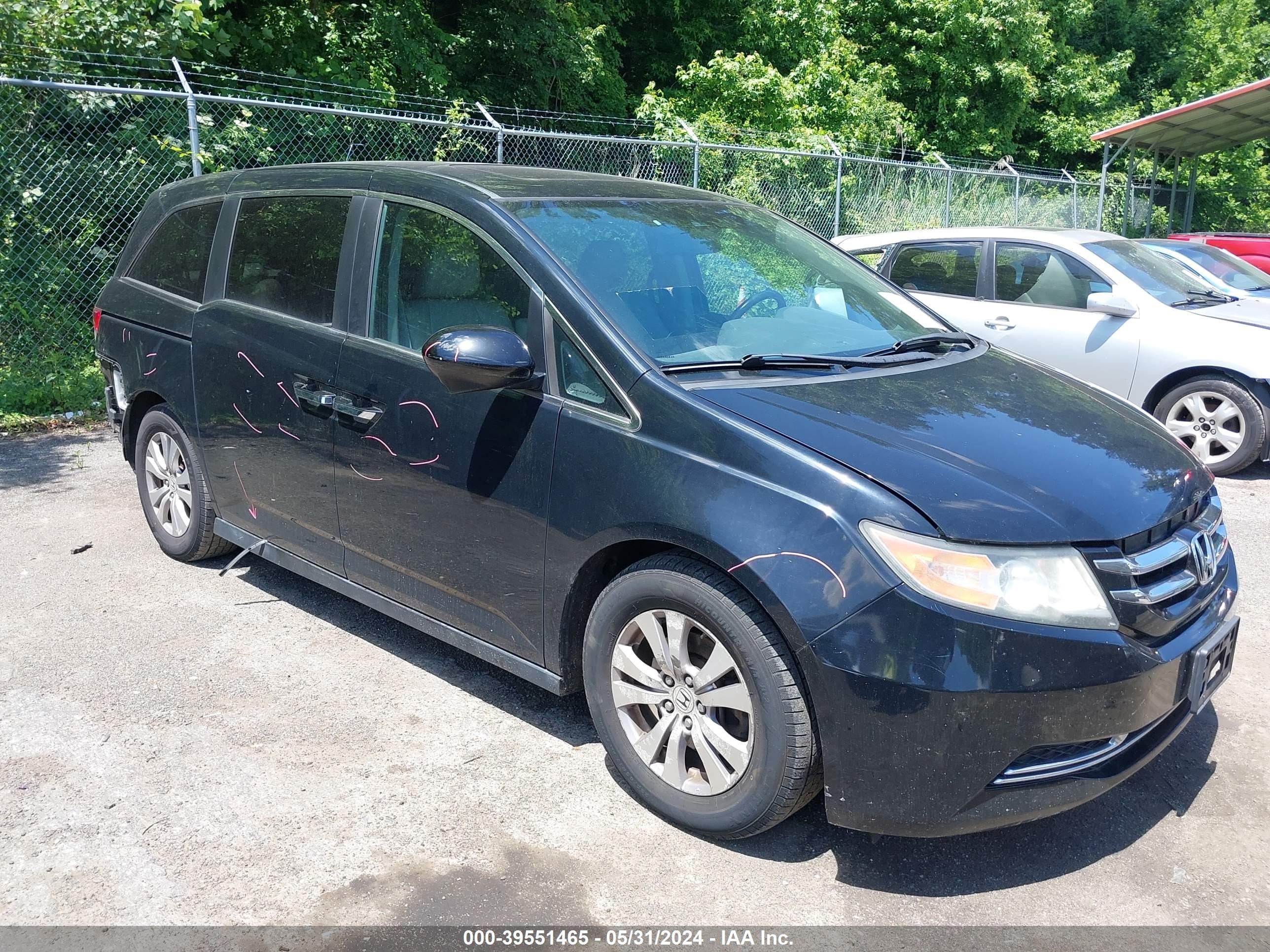 honda odyssey 2014 5fnrl5h66eb123458