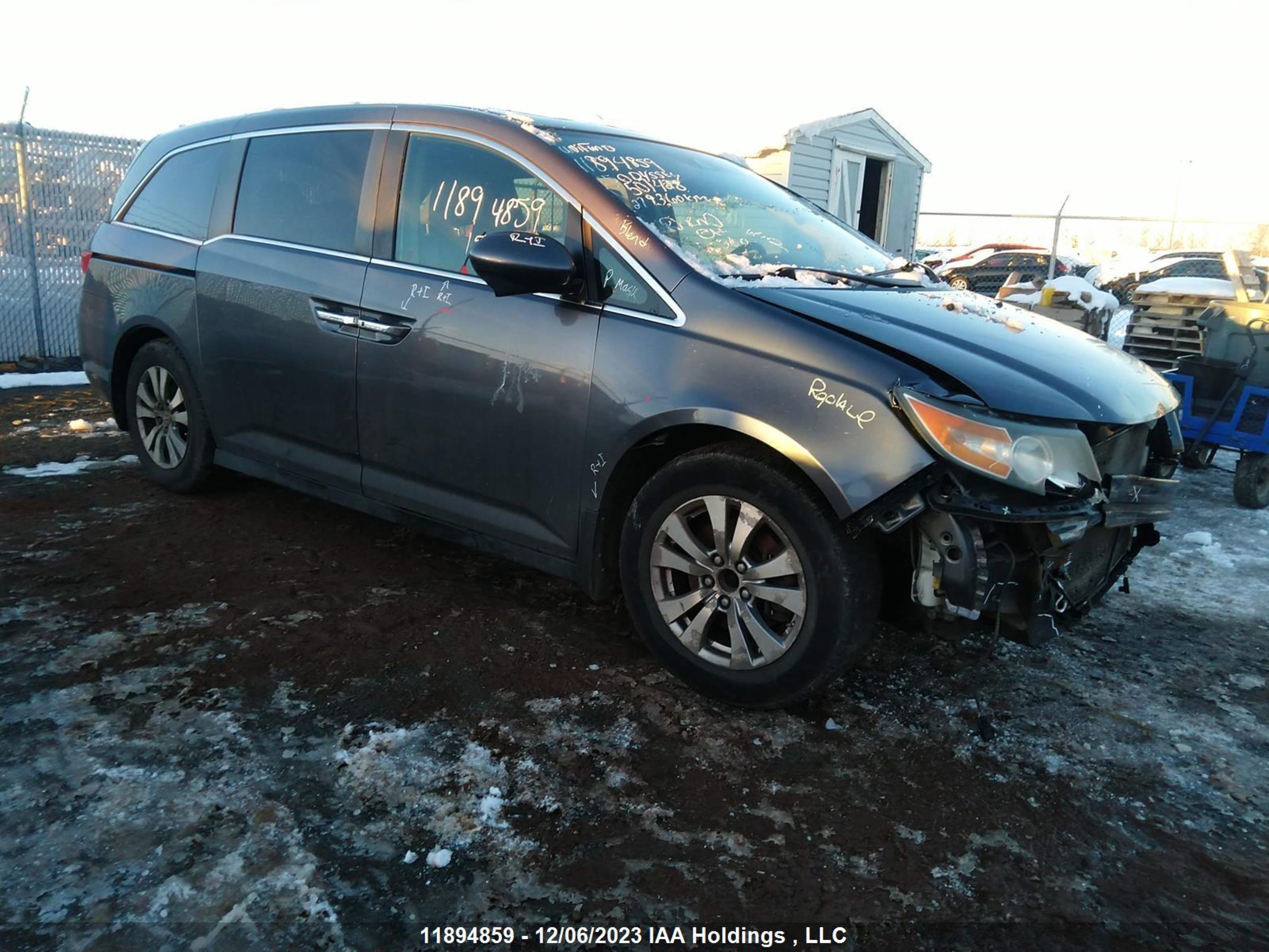 honda odyssey 2015 5fnrl5h69fb507428