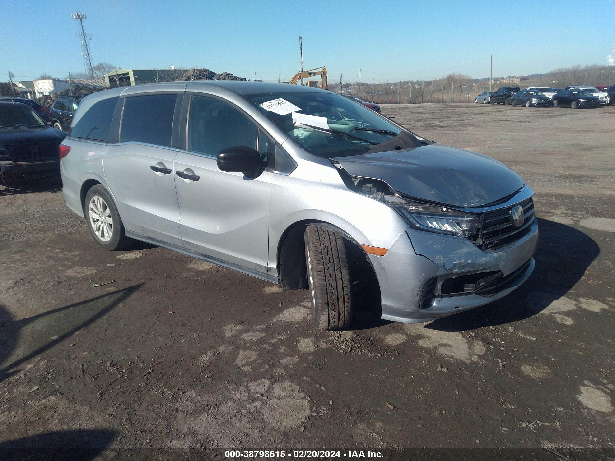 honda odyssey 2021 5fnrl6h22mb017204