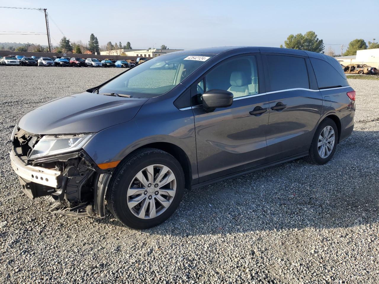 honda odyssey lx 2019 5fnrl6h24kb086490