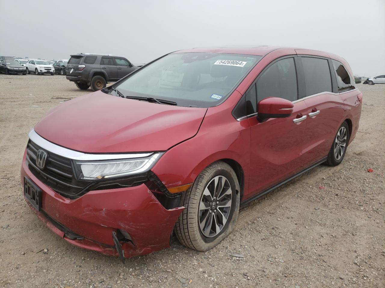 honda odyssey 2022 5fnrl6h75nb049836