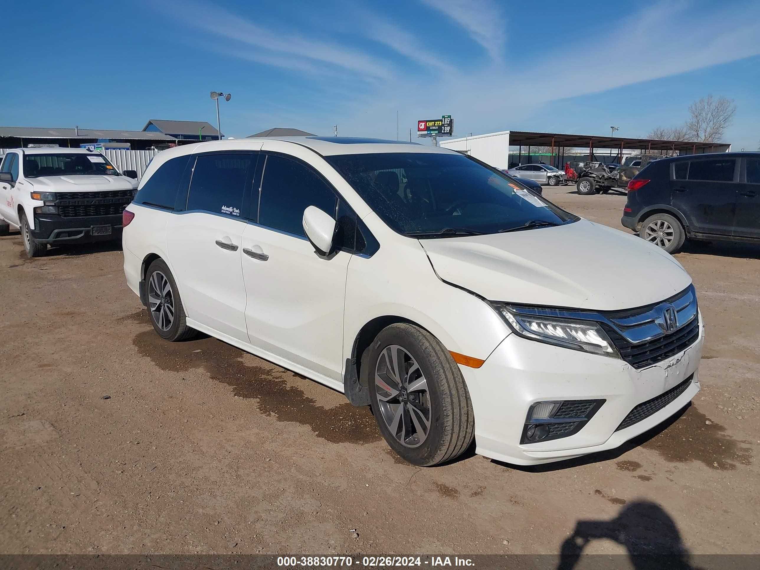 honda odyssey 2019 5fnrl6h93kb015813