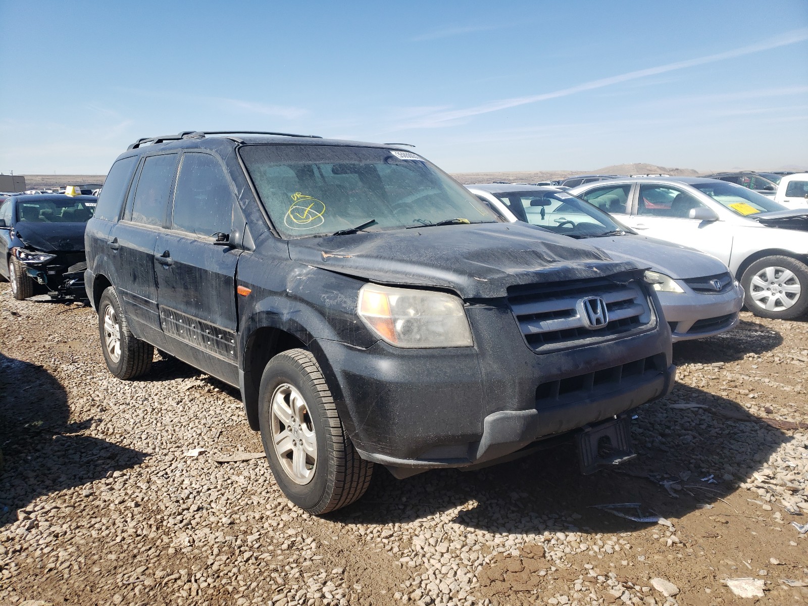 honda pilot lx 2007 5fnyf18147b032188