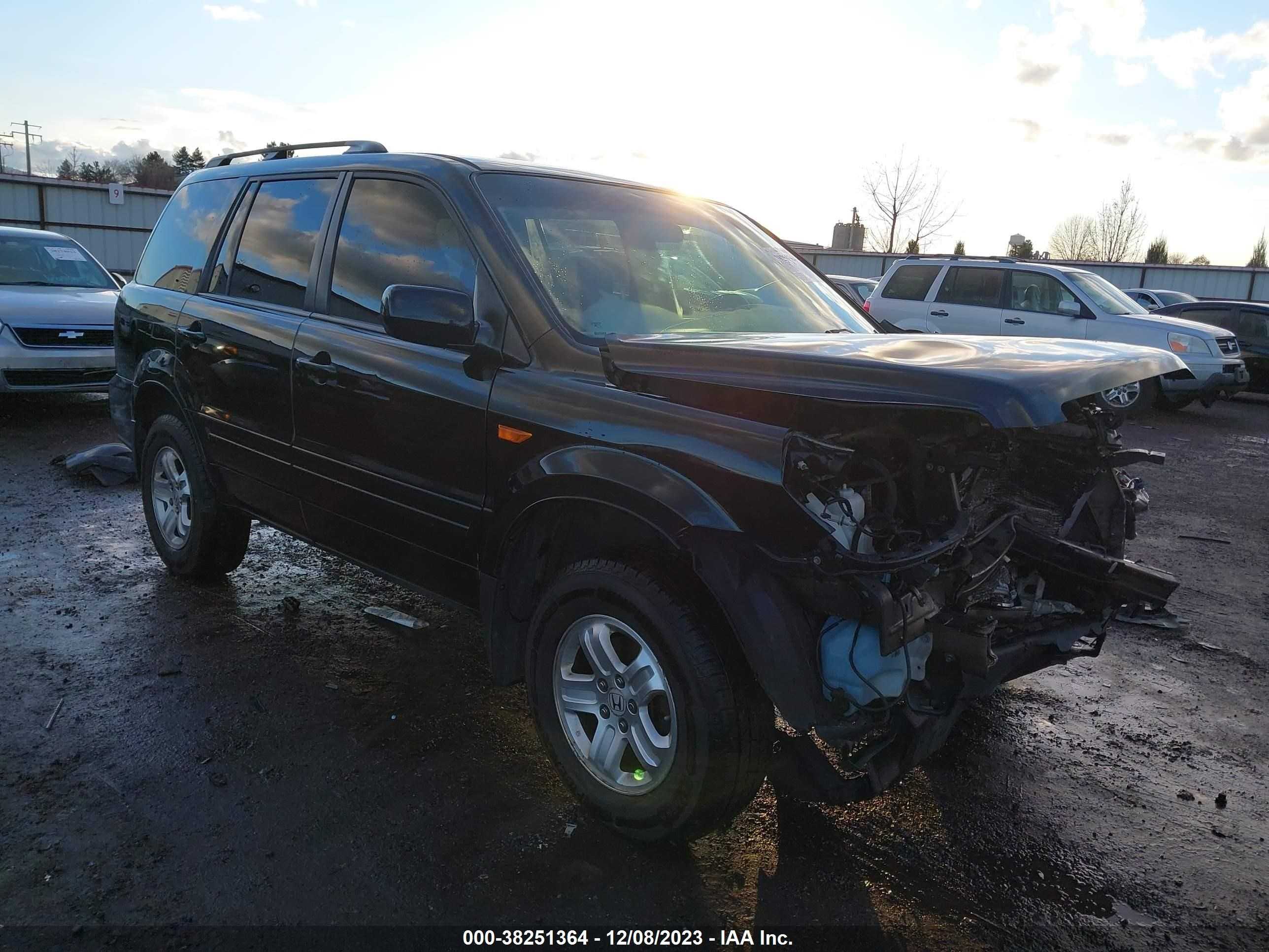 honda pilot 2008 5fnyf18268b044658