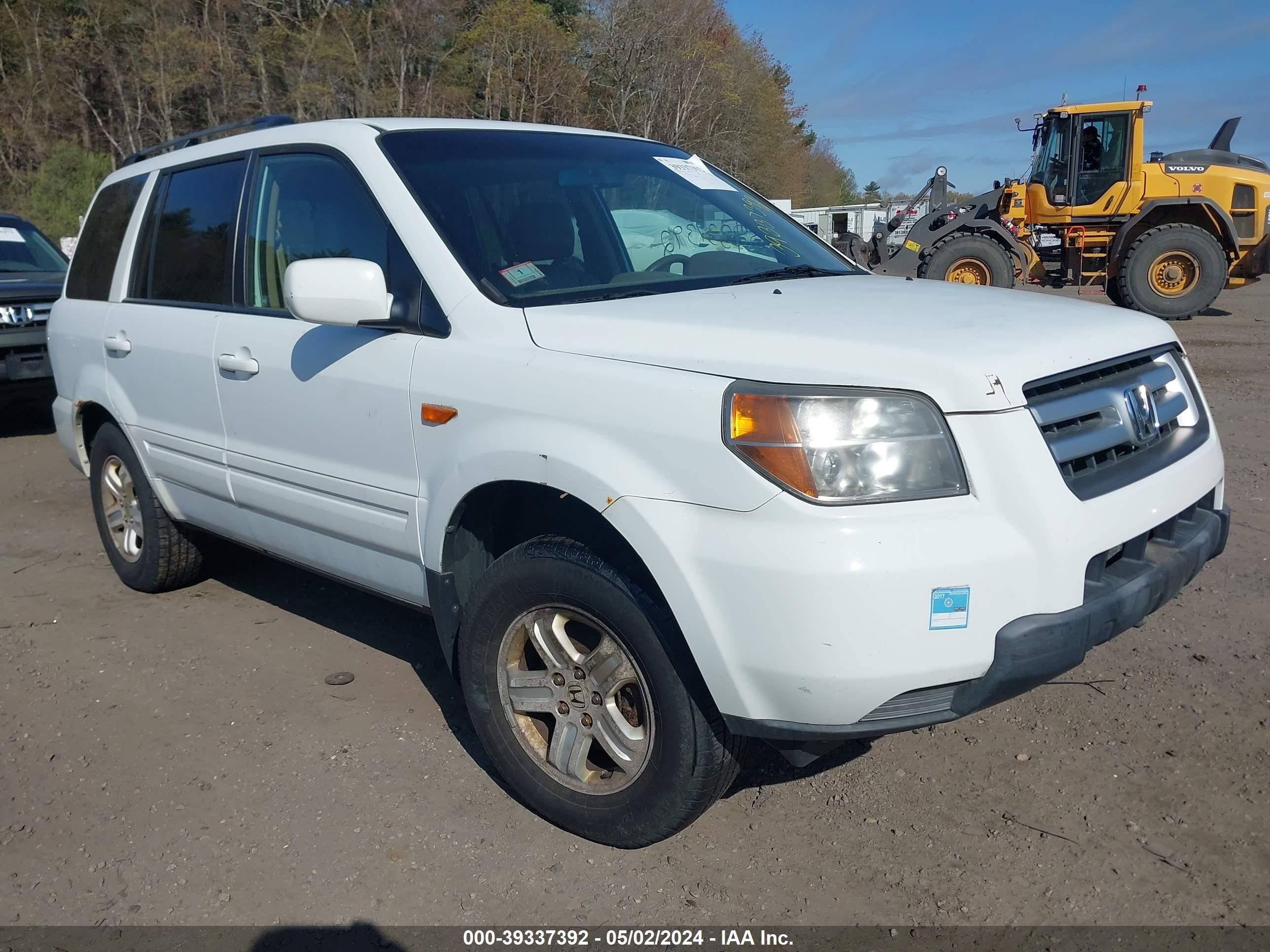 honda pilot vp 2008 5fnyf18298b026476