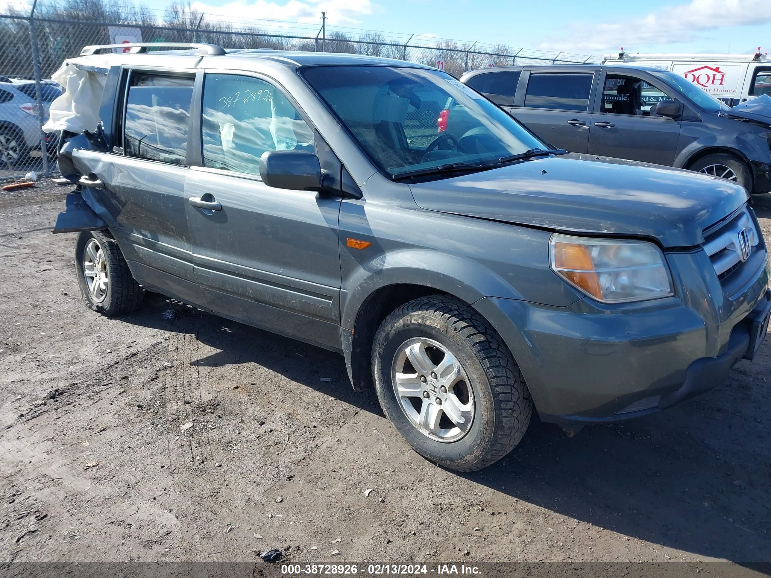 honda pilot 2008 5fnyf182x8b006575