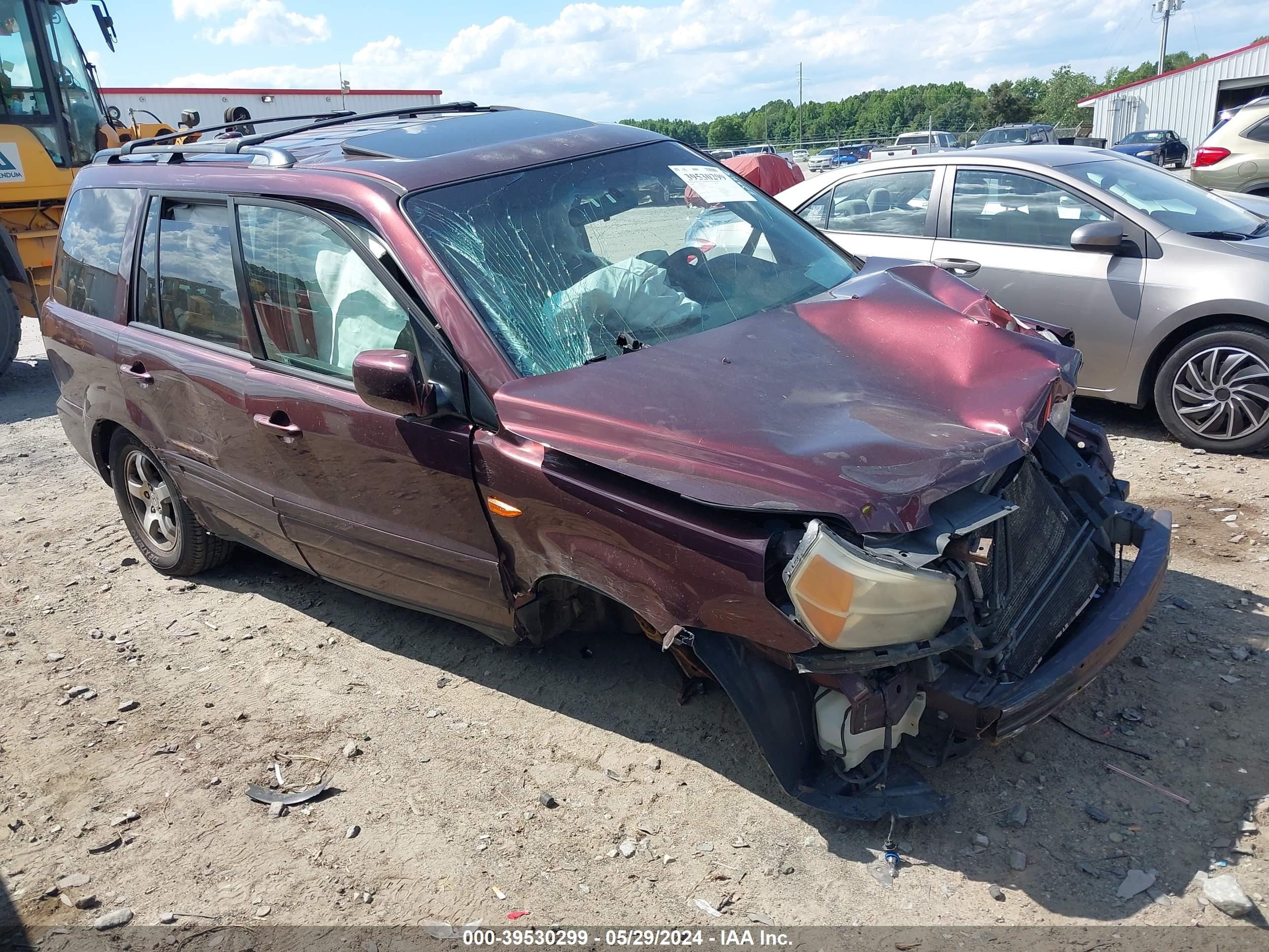 honda pilot 2008 5fnyf18308b048018