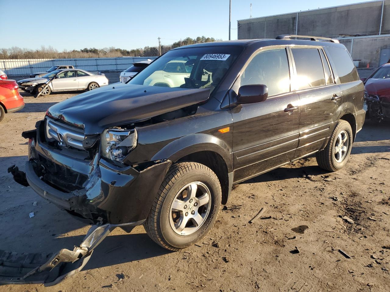 honda pilot 2008 5fnyf18318b040719