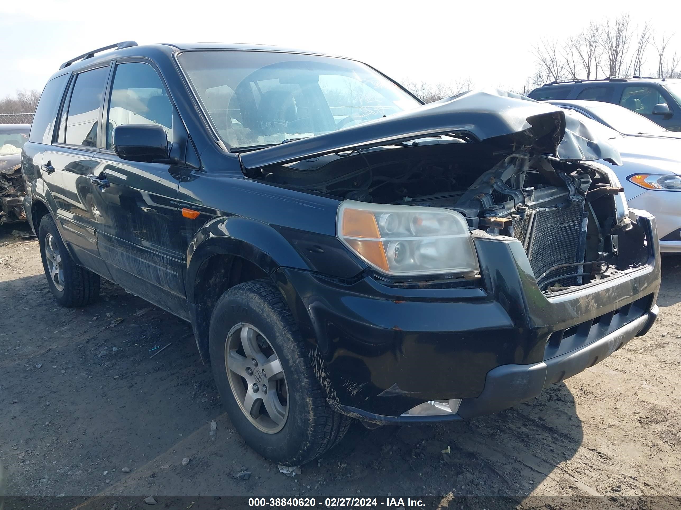 honda pilot 2008 5fnyf18338b008791