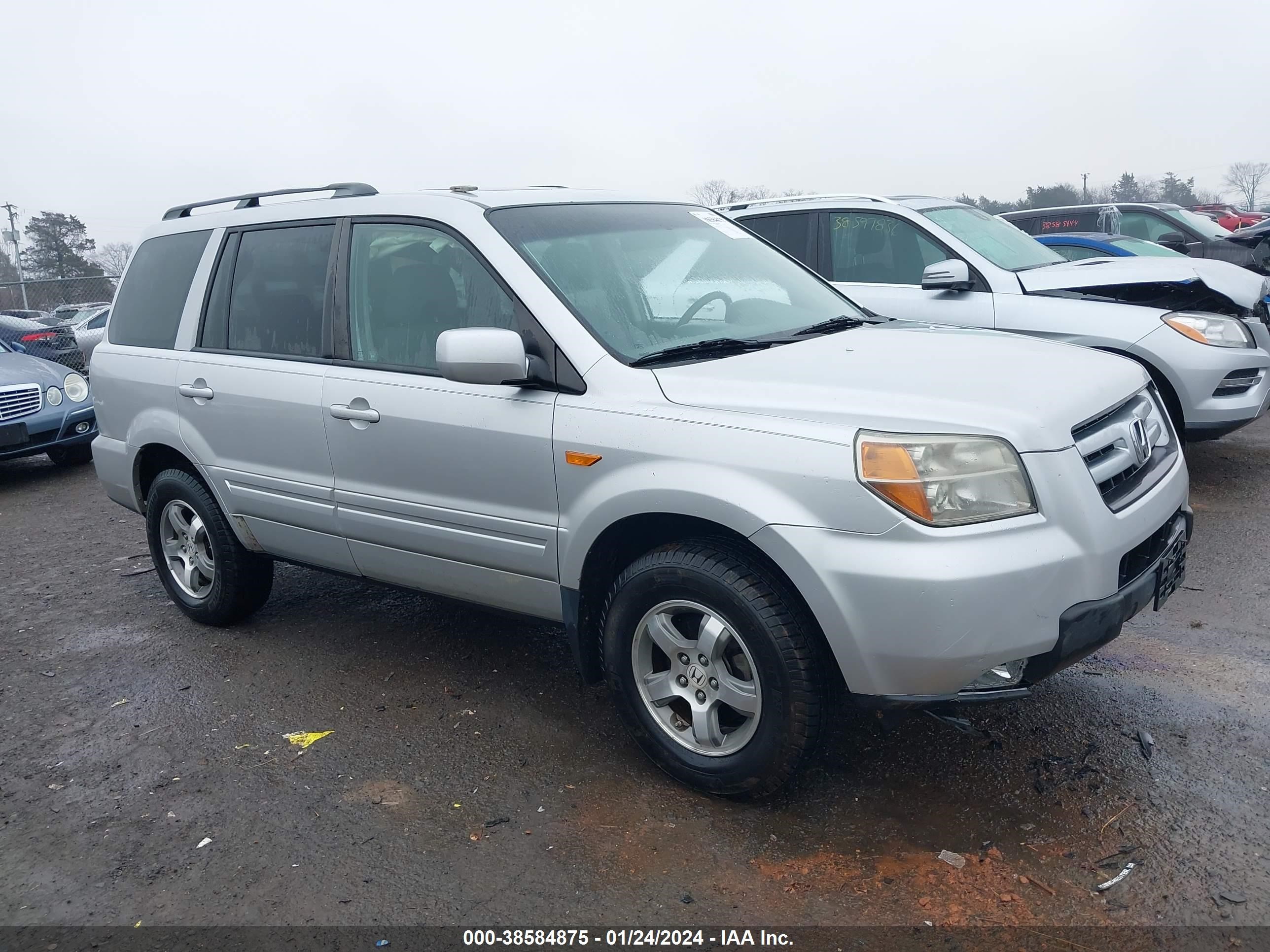 honda pilot 2008 5fnyf18358b024393