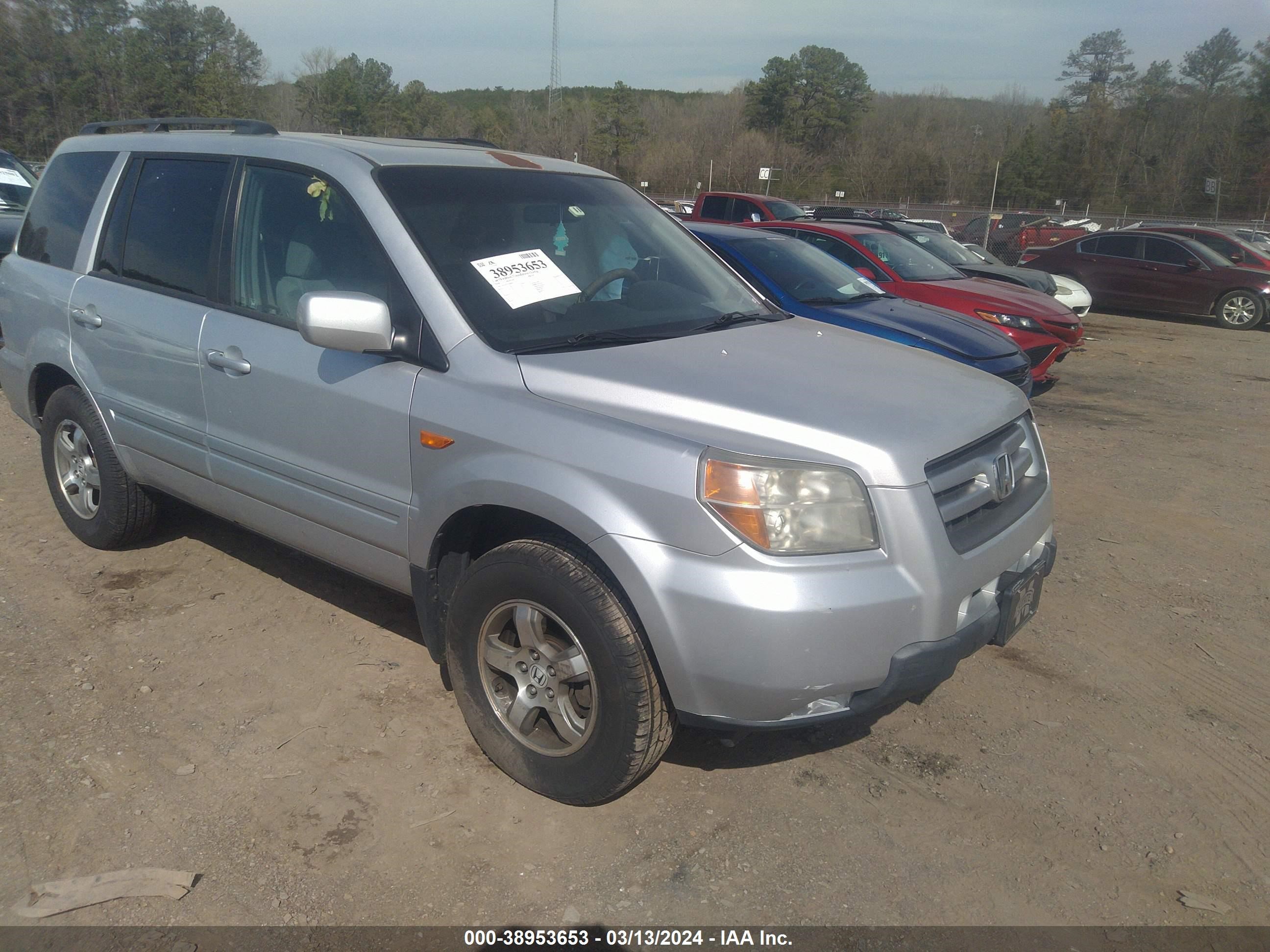 honda pilot 2008 5fnyf18368b037122