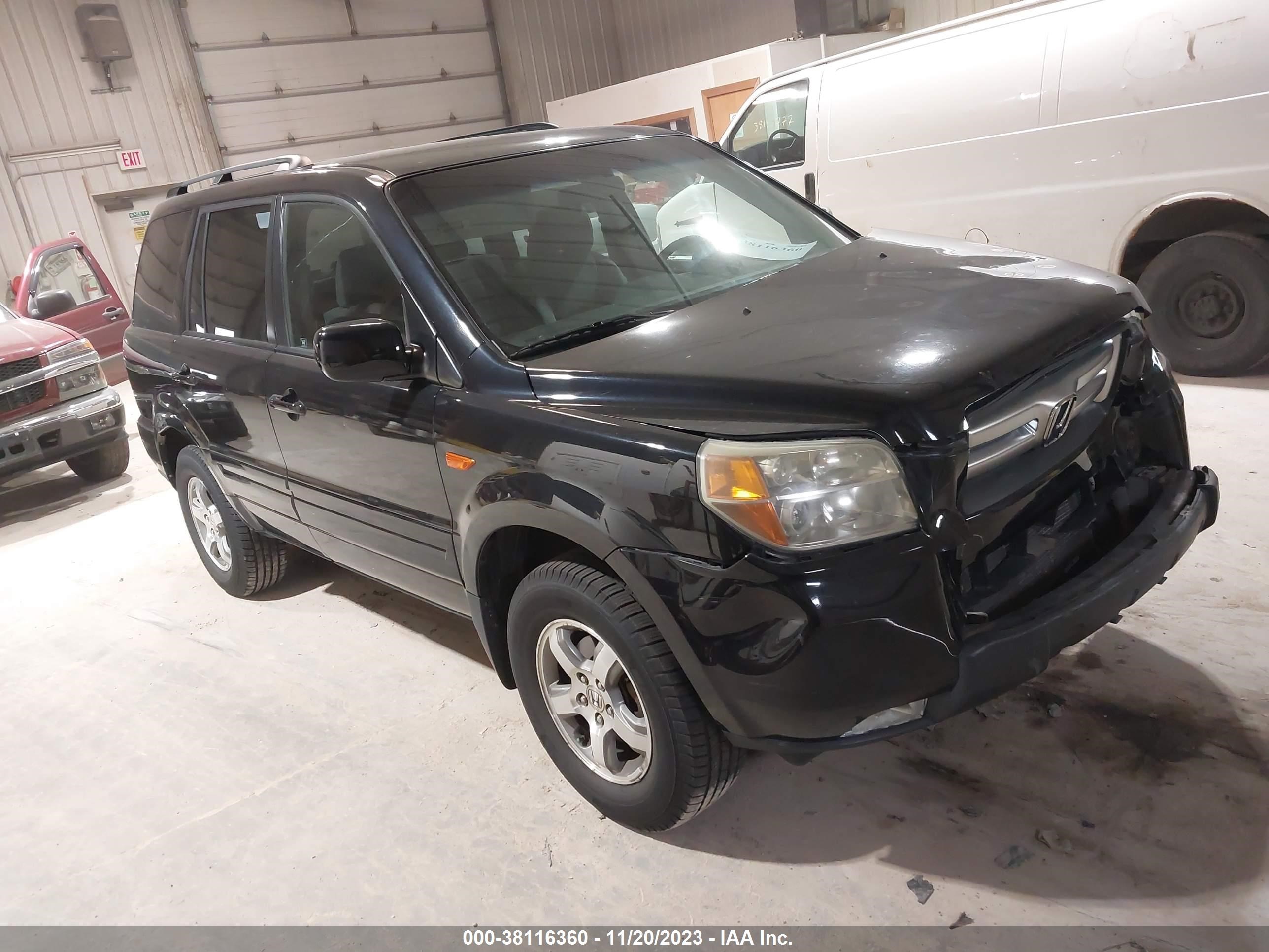 honda pilot 2006 5fnyf18456b006997