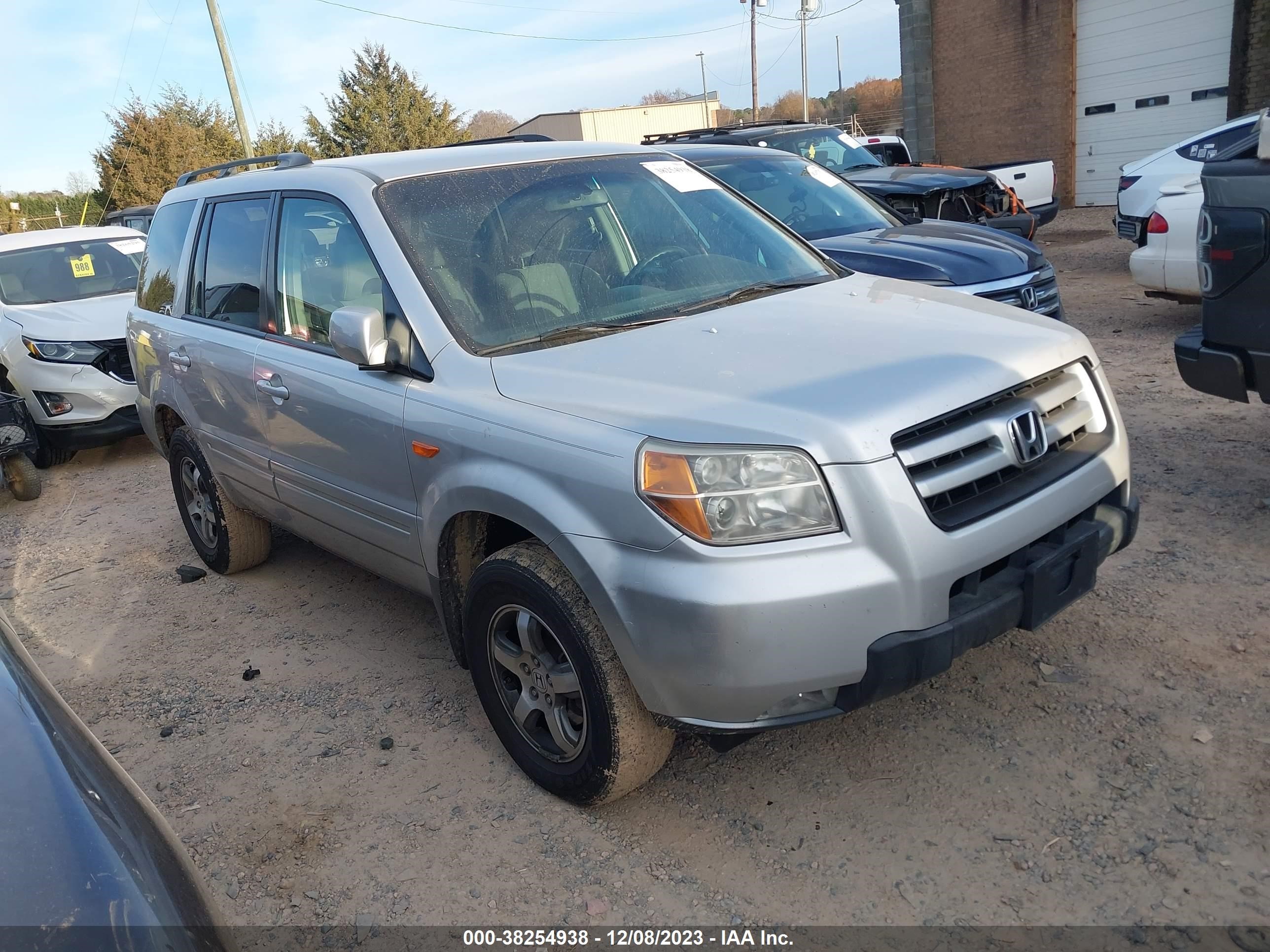 honda pilot 2008 5fnyf18458b032390