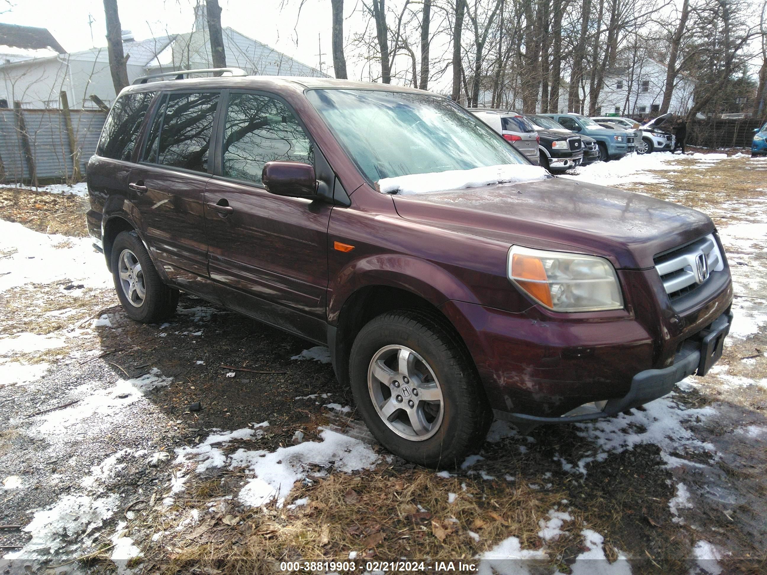 honda pilot 2008 5fnyf18498b022445