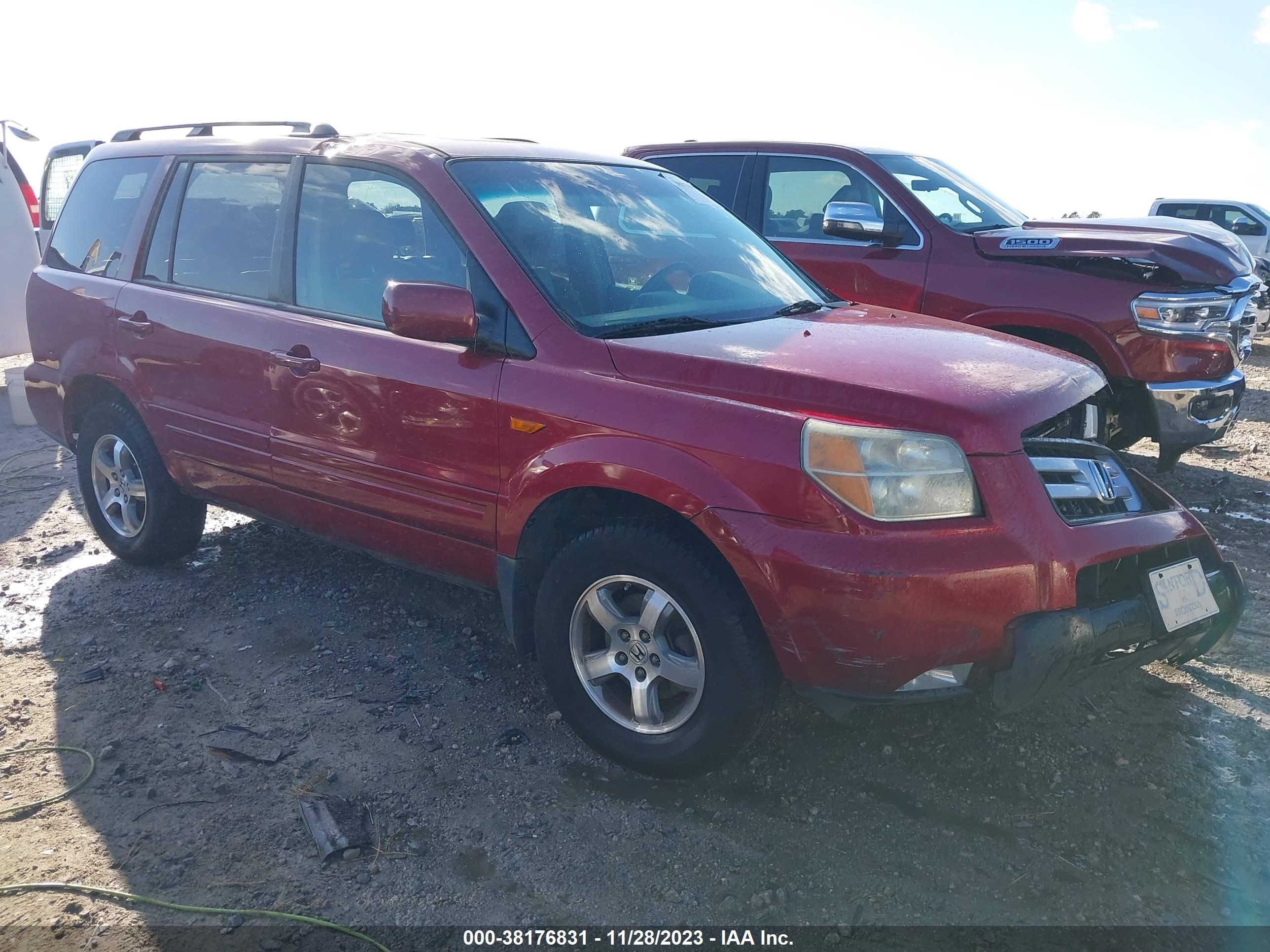 honda pilot 2006 5fnyf18516b013650