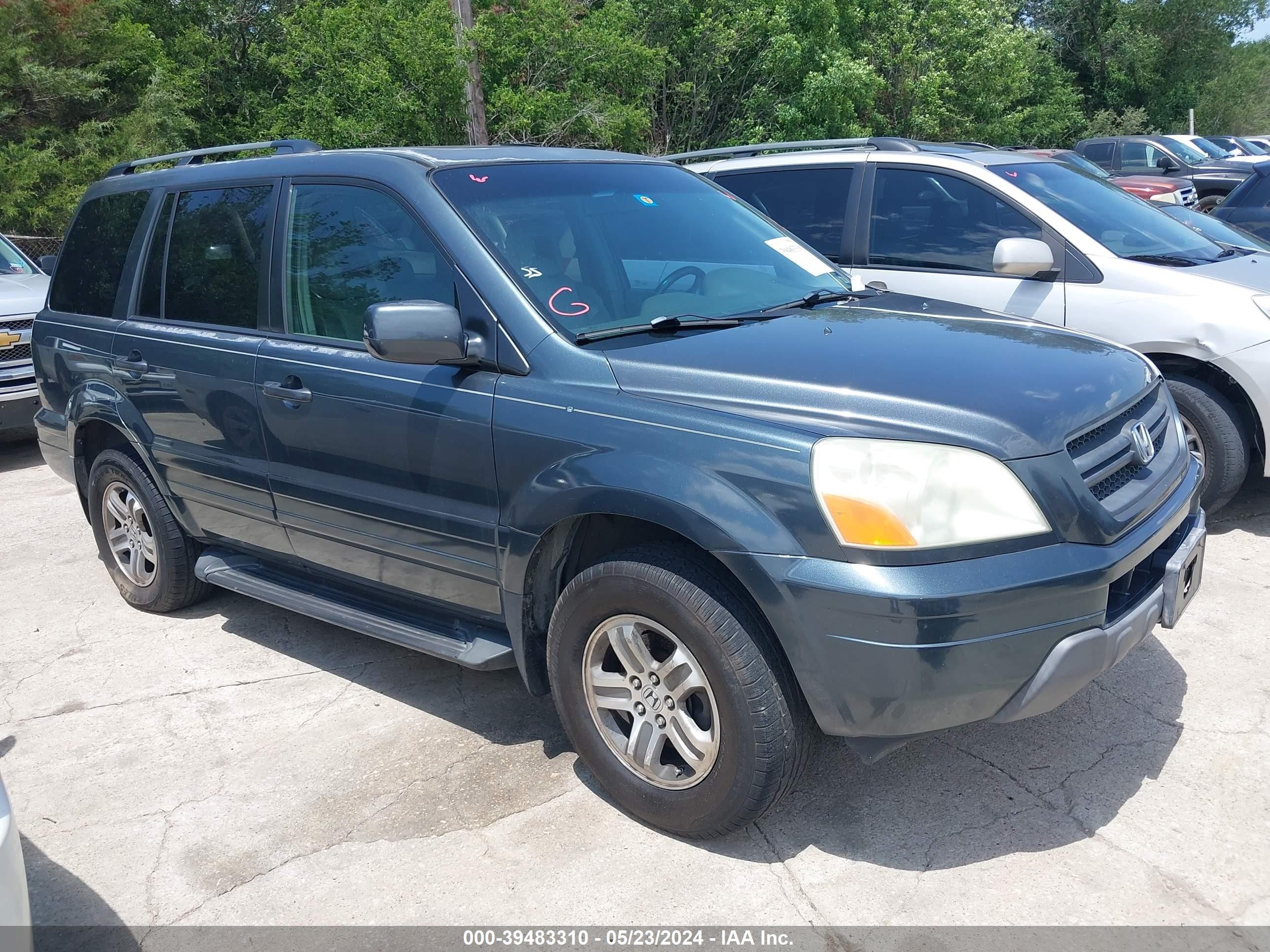 honda pilot 2005 5fnyf18525b015731