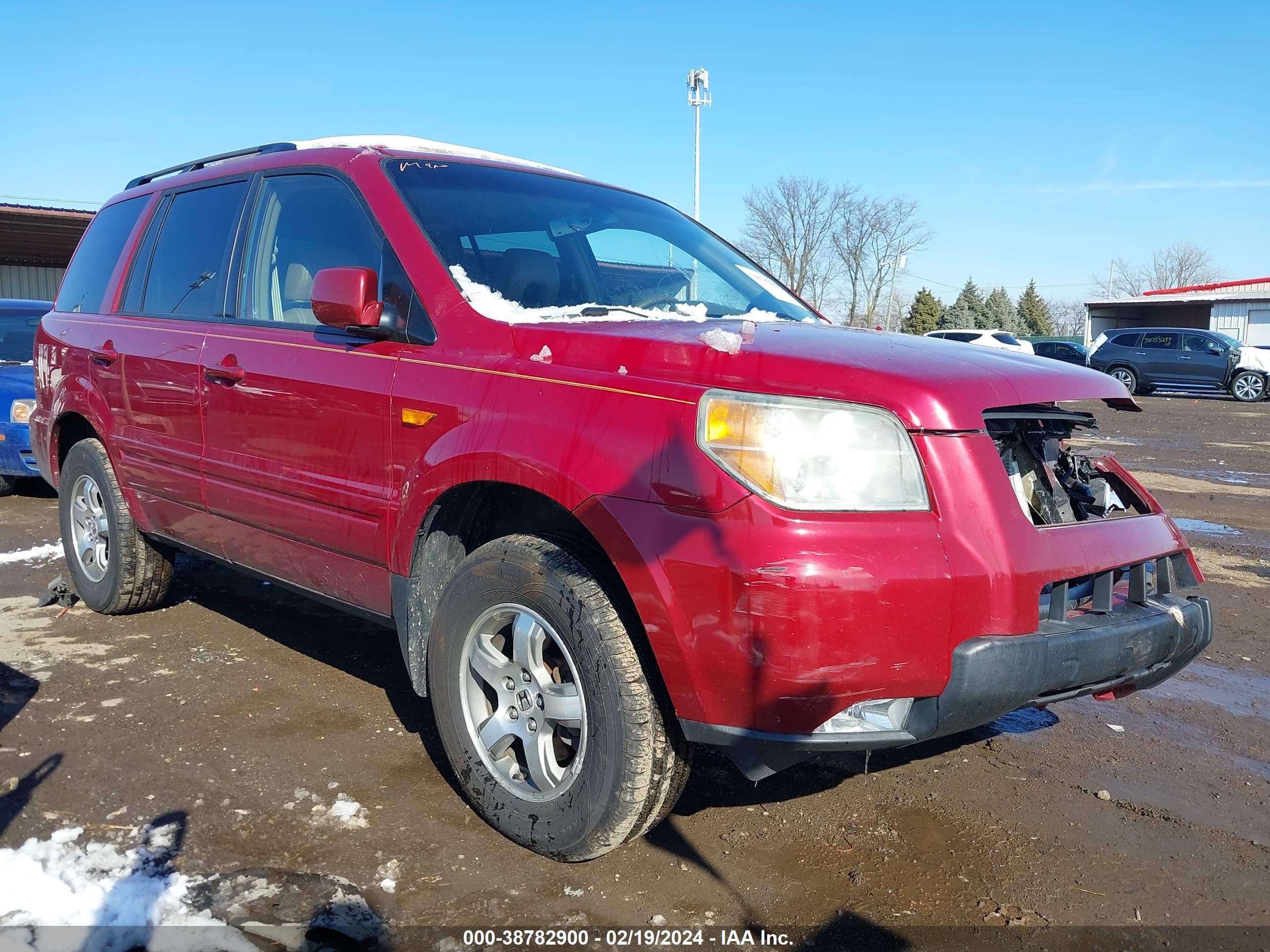 honda pilot 2006 5fnyf18526b026021