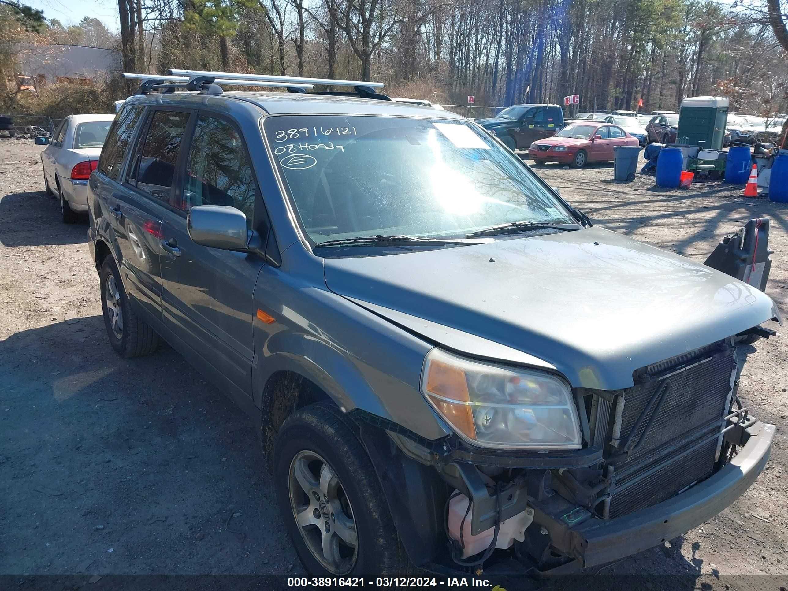 honda pilot 2008 5fnyf18528b031223