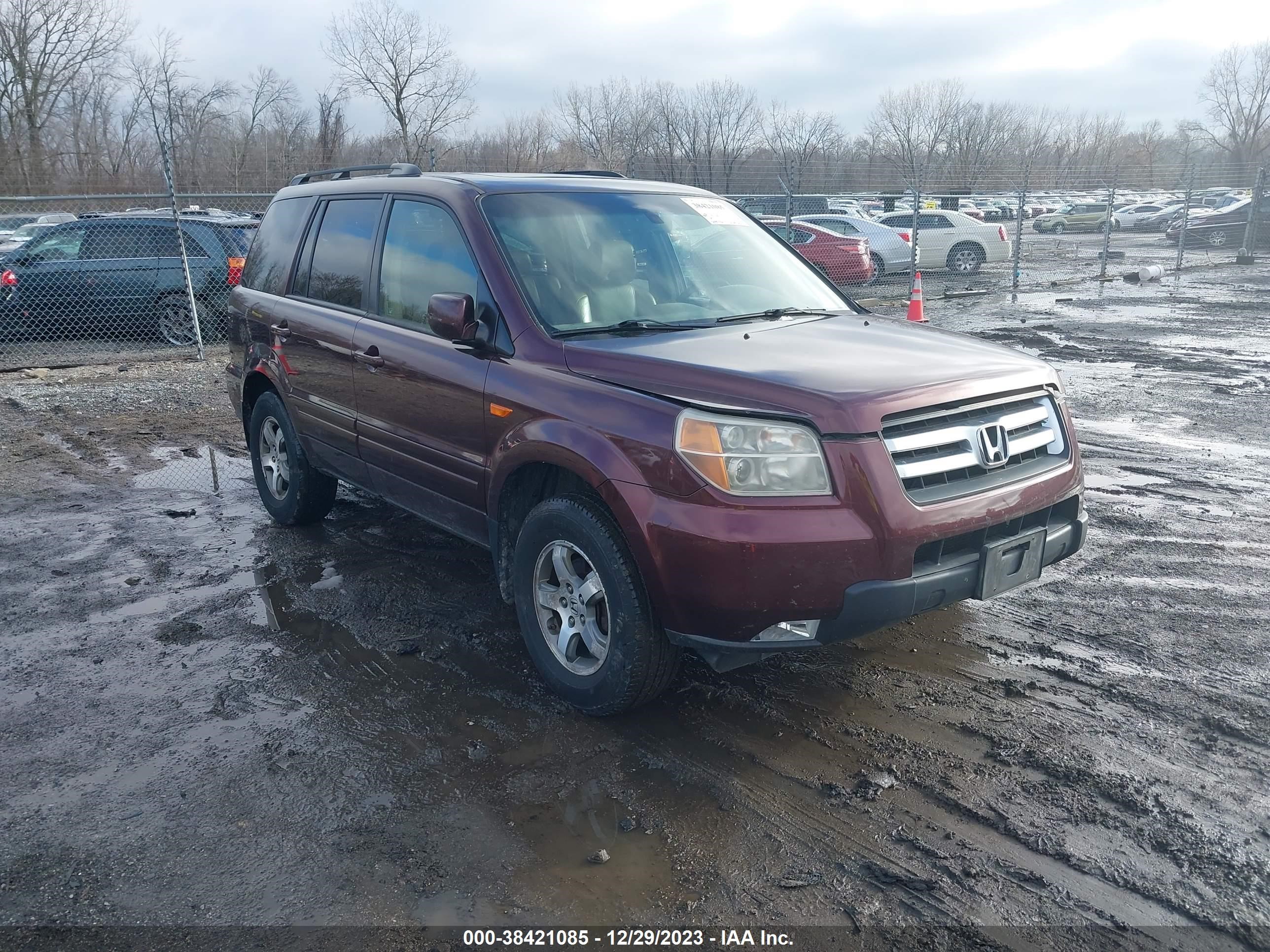 honda pilot 2007 5fnyf18547b003728