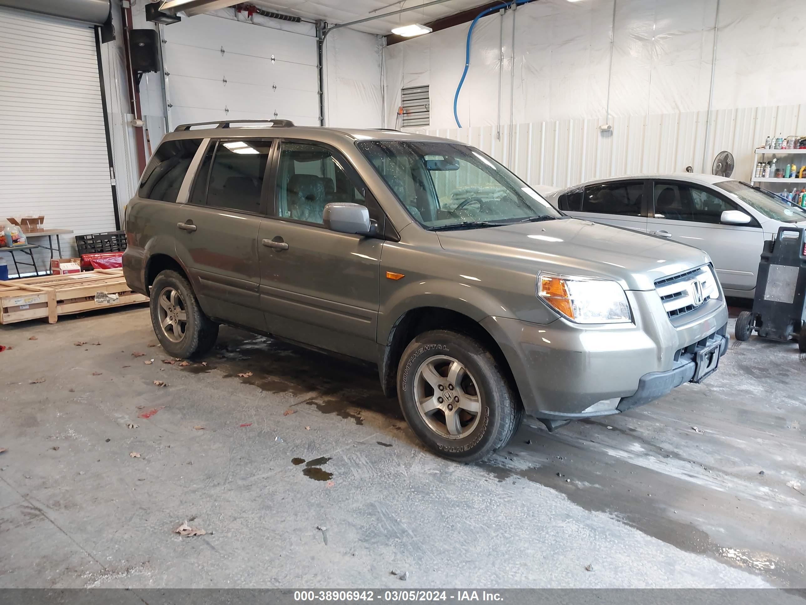 honda pilot 2007 5fnyf18557b020781