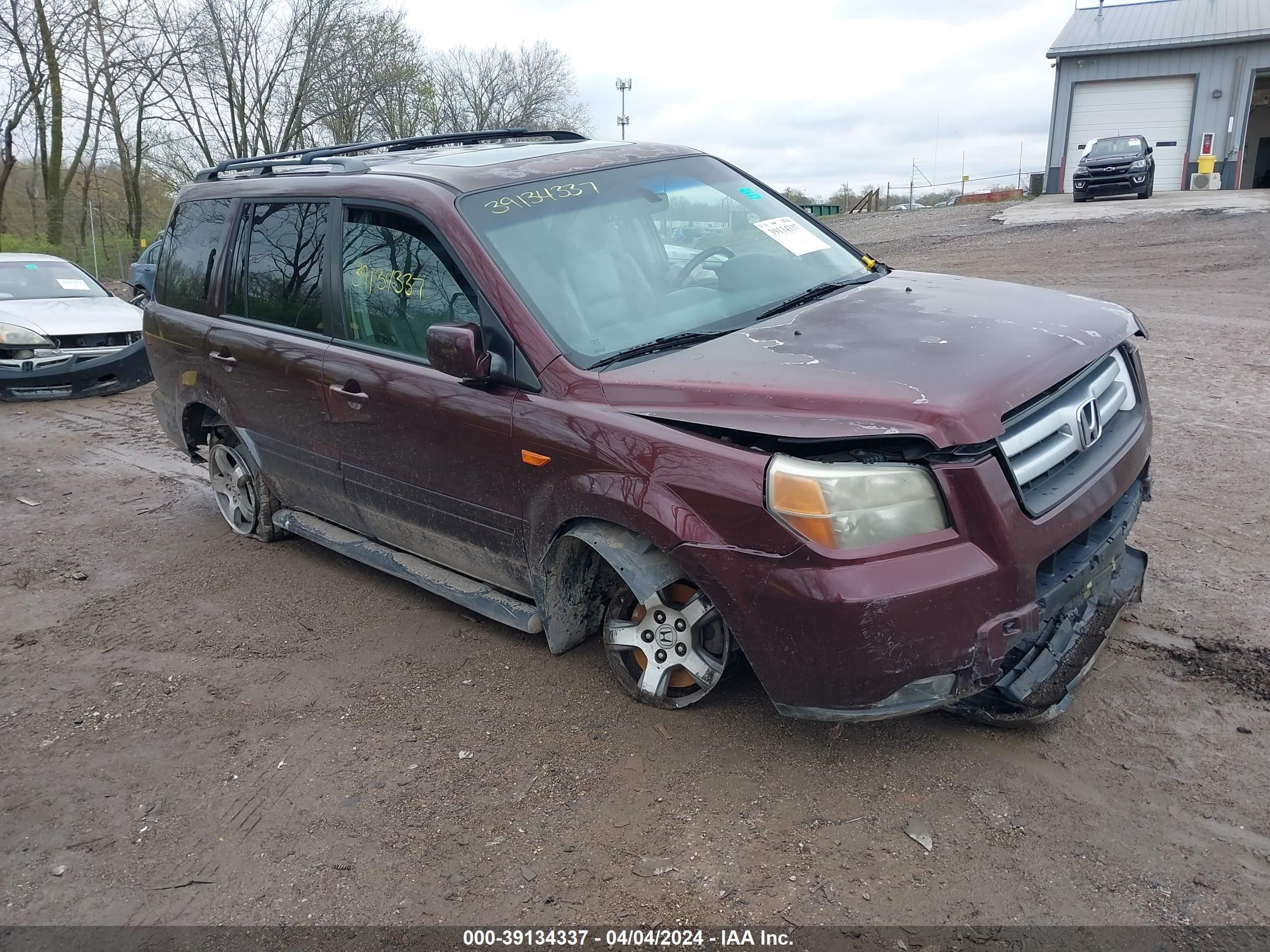 honda pilot 2008 5fnyf18558b036416