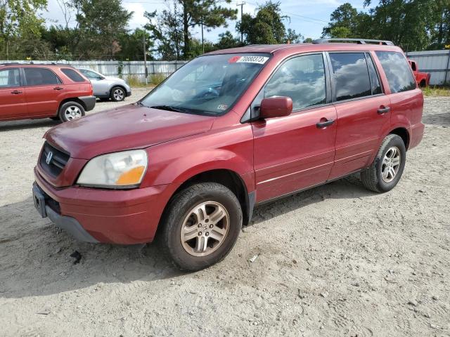 honda pilot exl 2005 5fnyf18565b047534