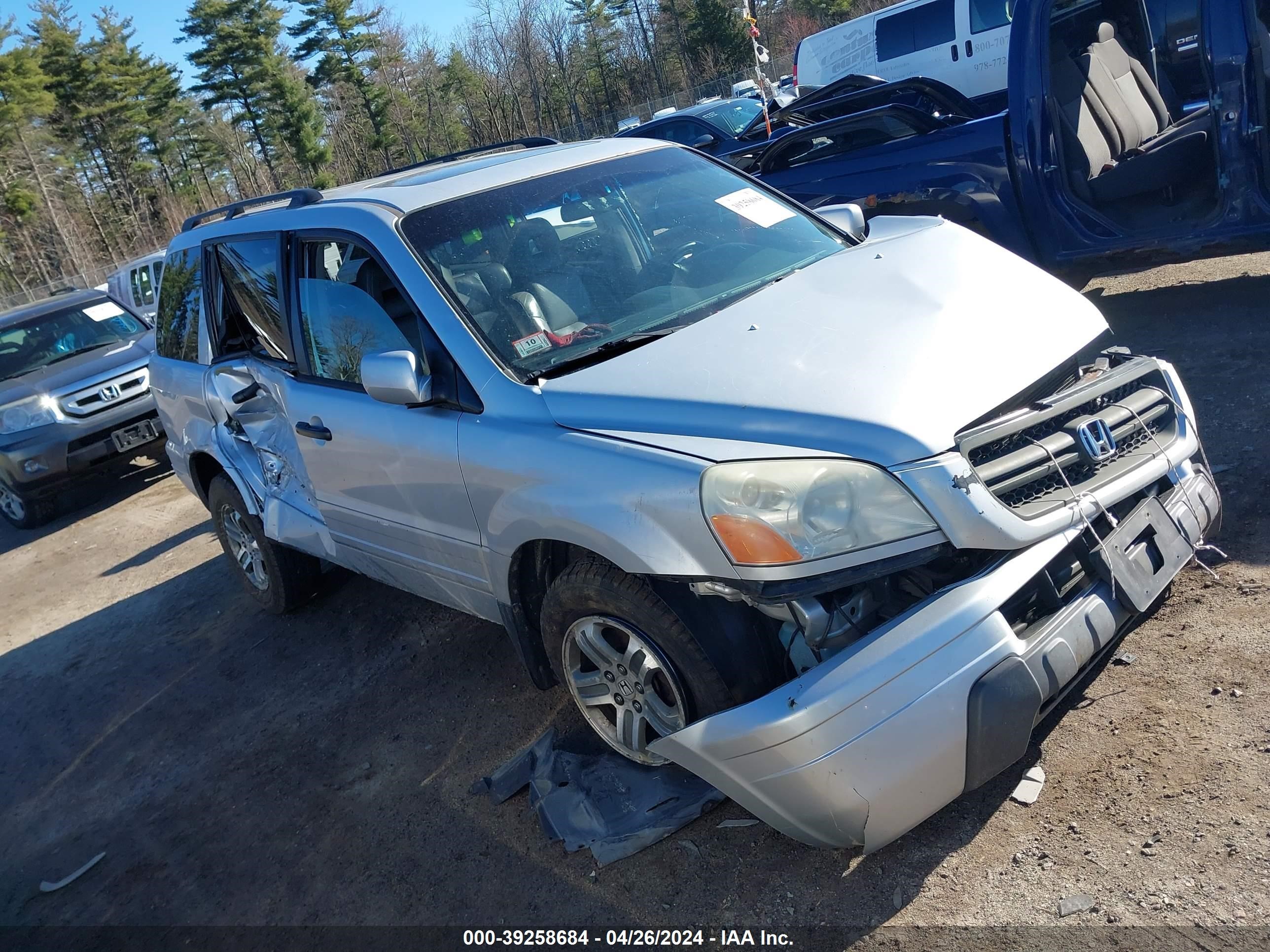 honda pilot 2005 5fnyf18655b062812