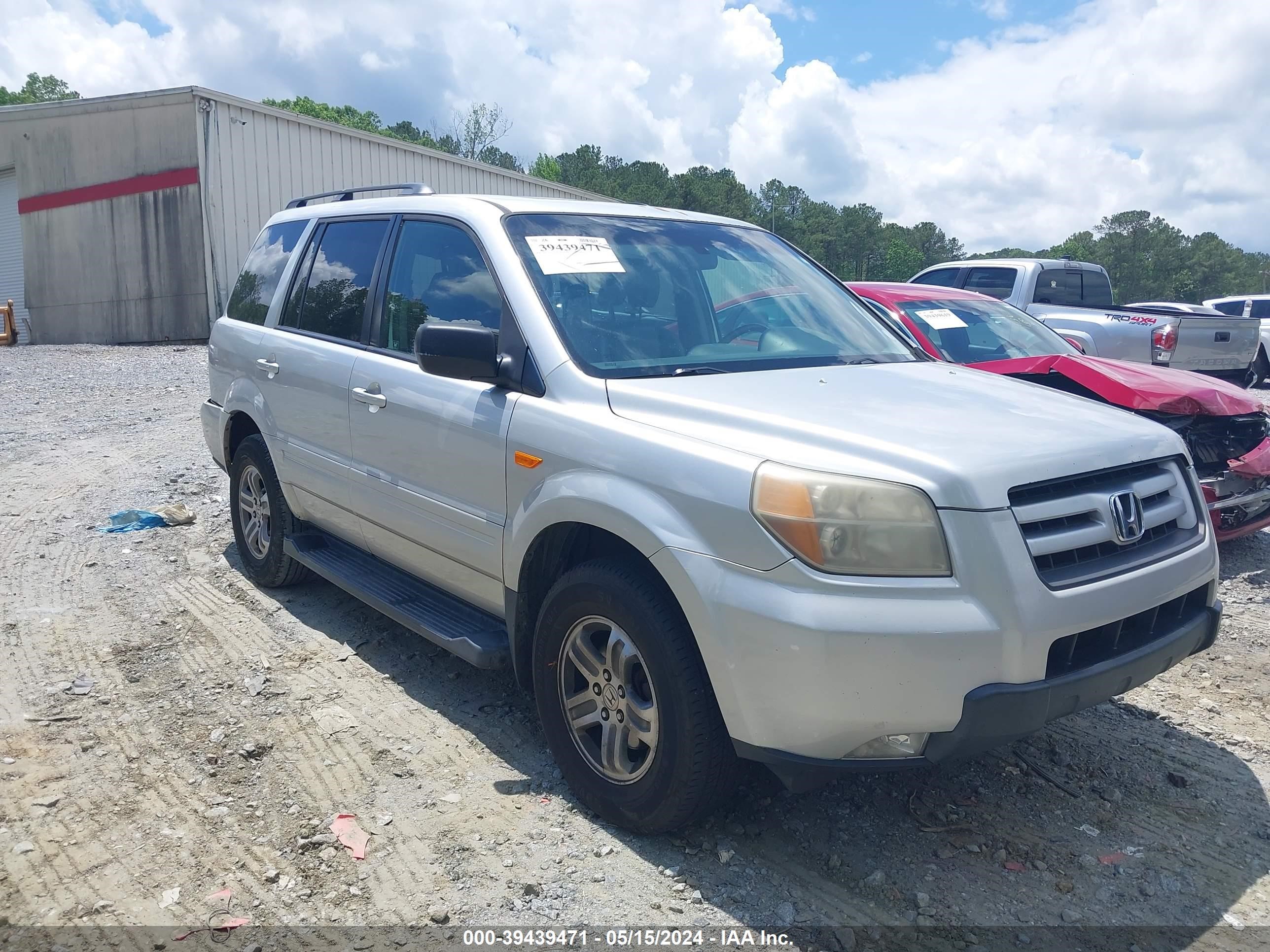 honda pilot 2007 5fnyf186x7b027671