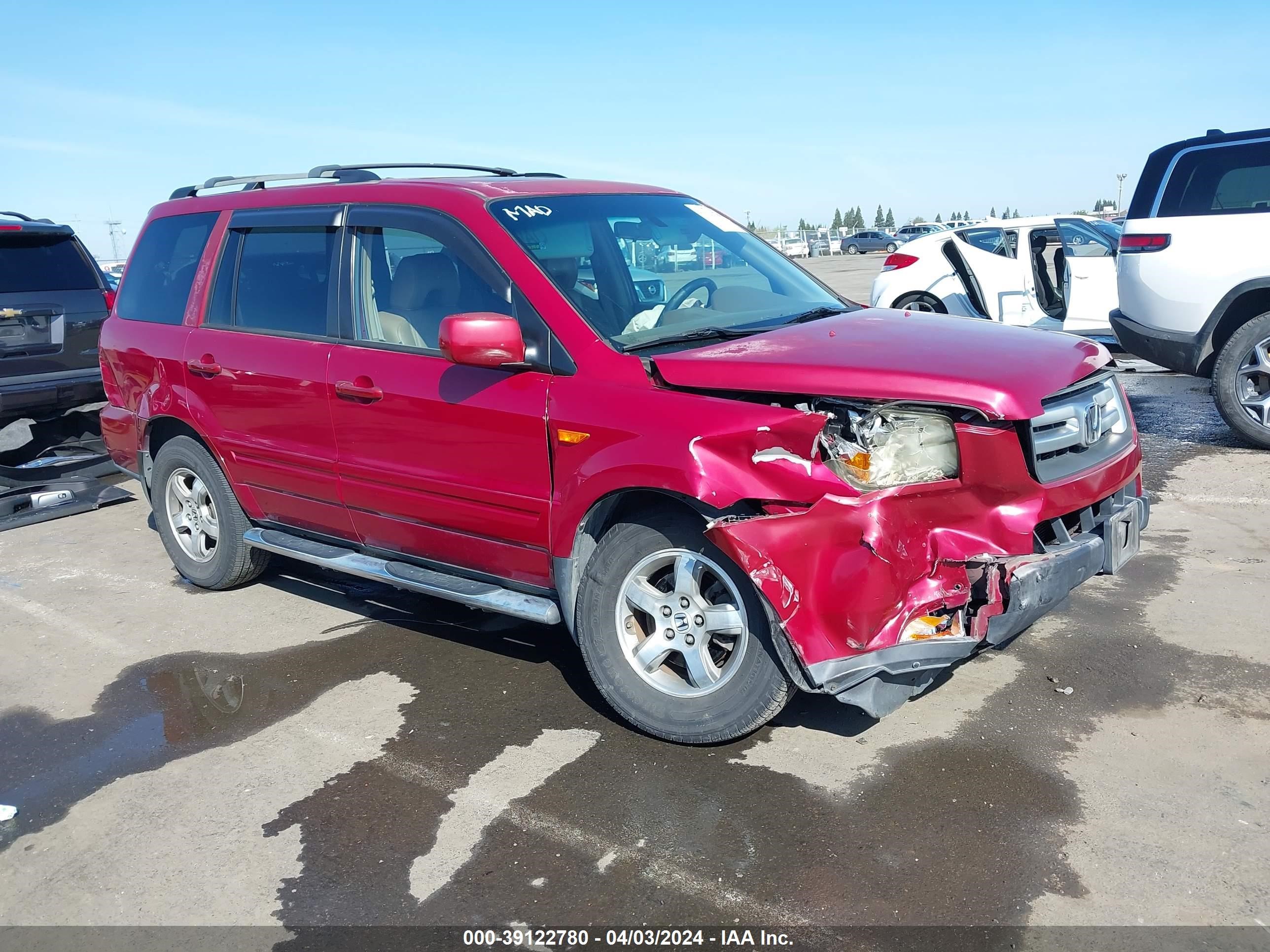 honda pilot 2006 5fnyf18756b025558