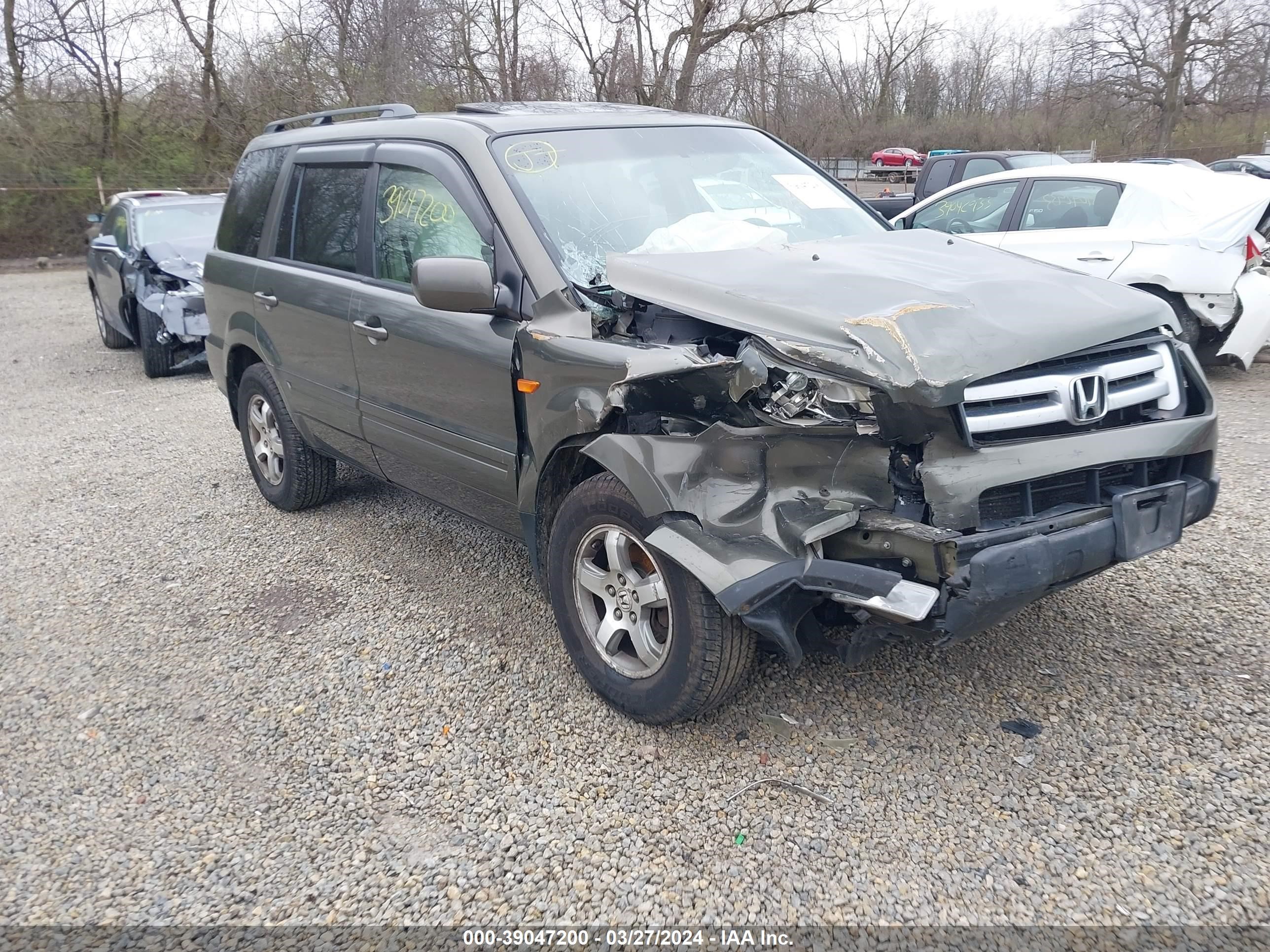 honda pilot 2006 5fnyf18756b027410