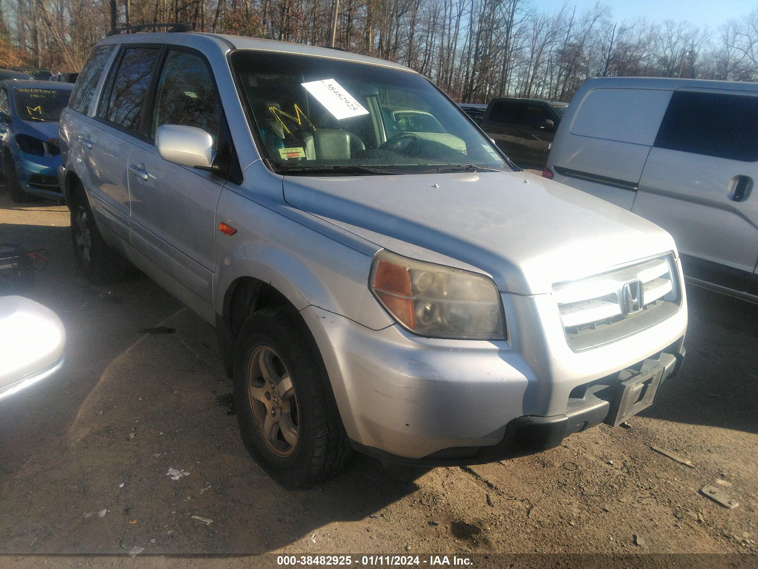 honda pilot 2006 5fnyf18776b008020