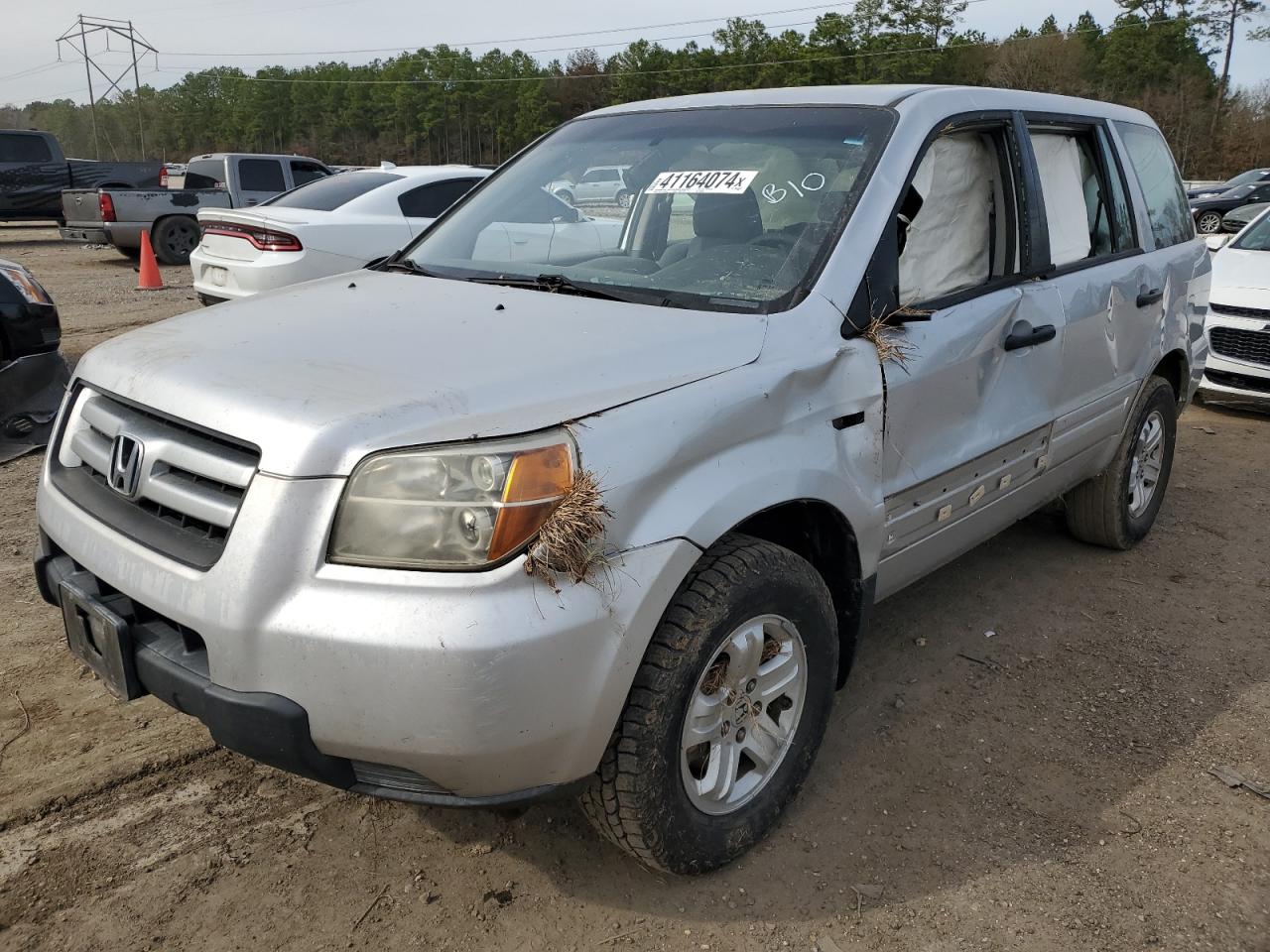 honda pilot 2007 5fnyf28117b009893