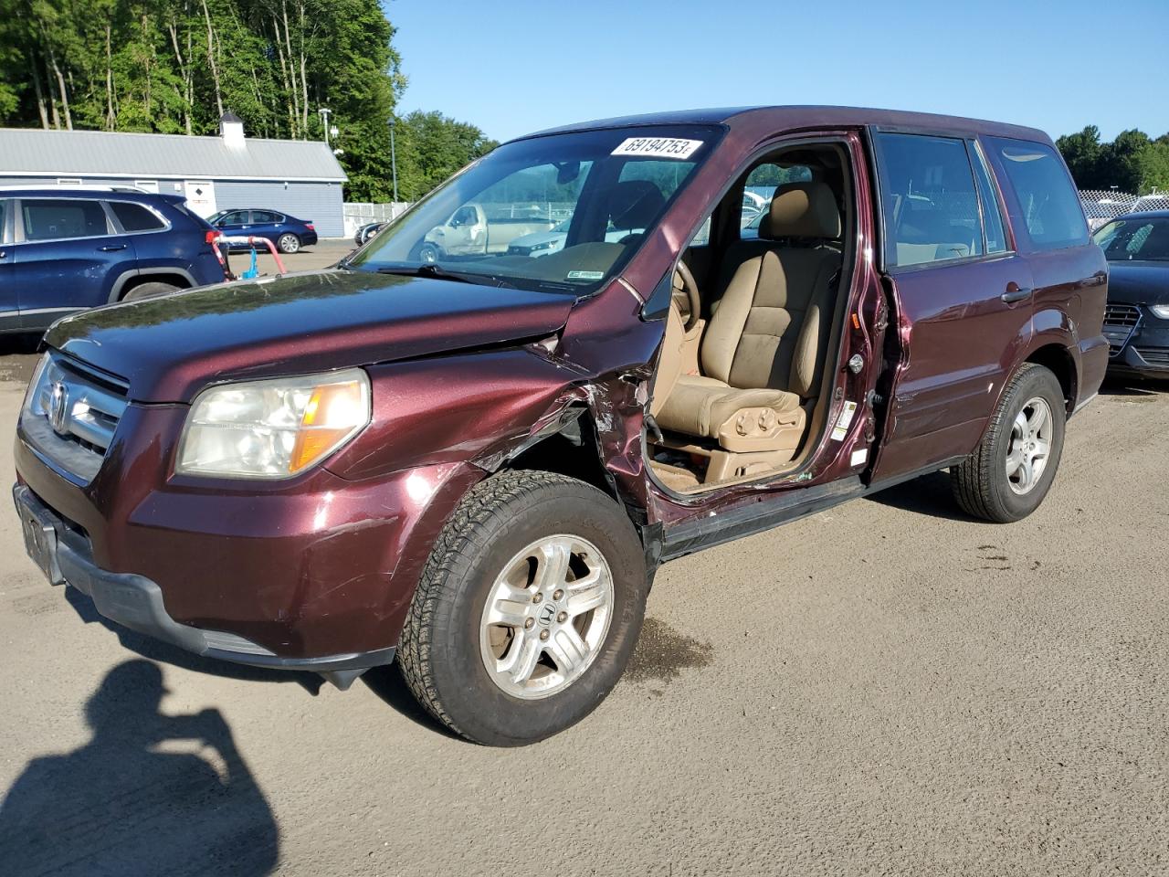 honda pilot 2007 5fnyf28117b016634