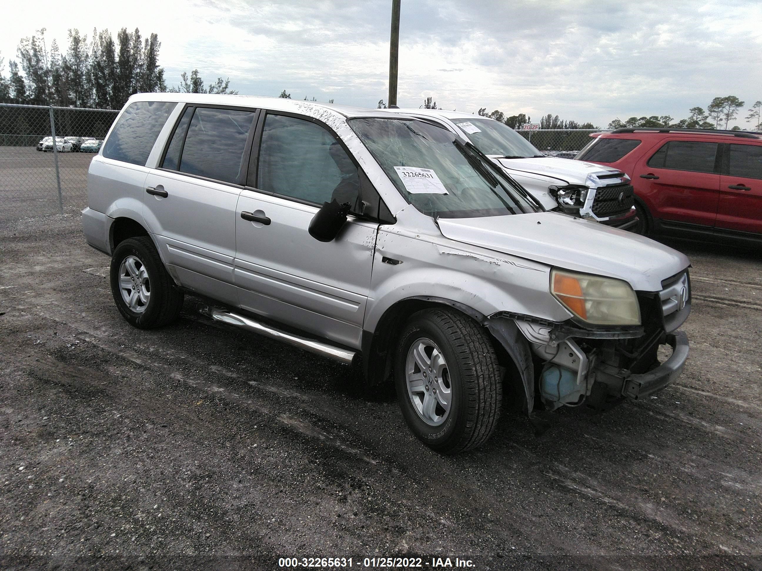 honda pilot 2007 5fnyf28137b003352