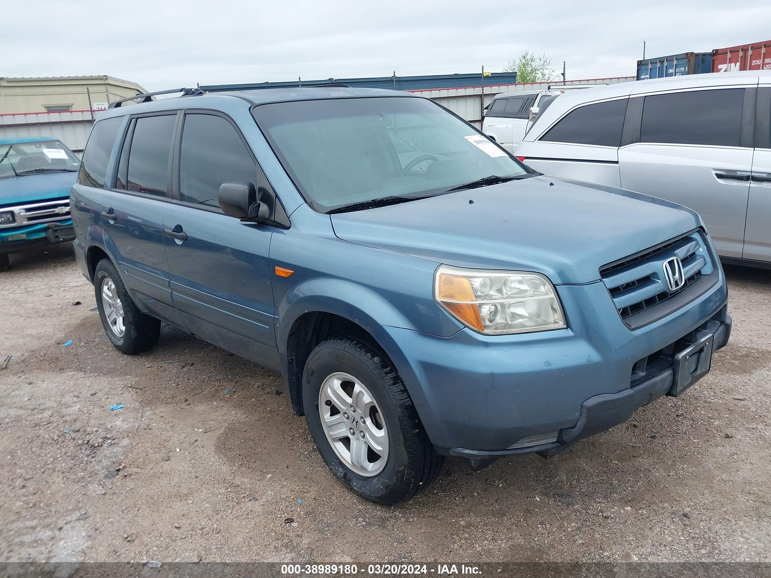 honda pilot 2006 5fnyf28156b033371