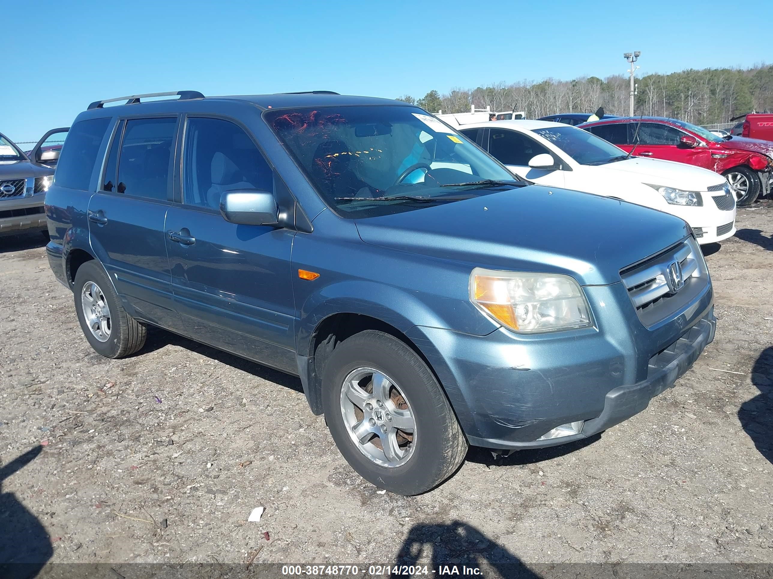 honda pilot 2006 5fnyf28486b000360