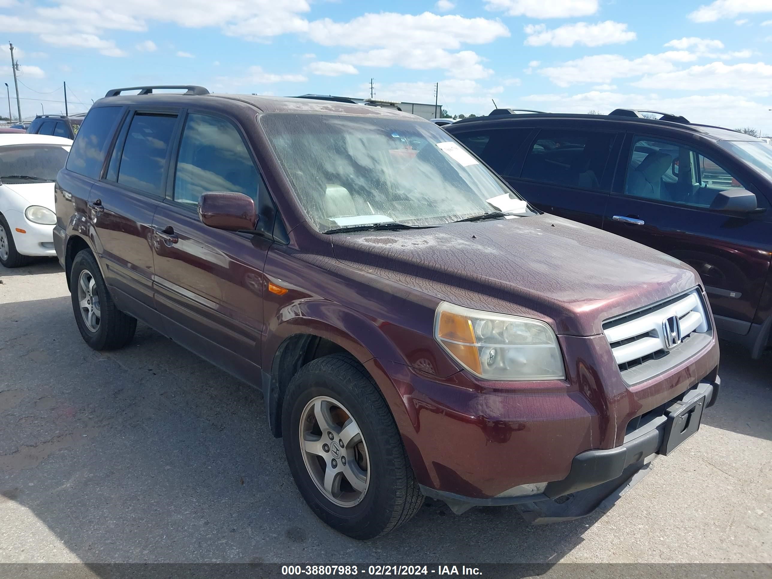 honda pilot 2008 5fnyf28538b005350