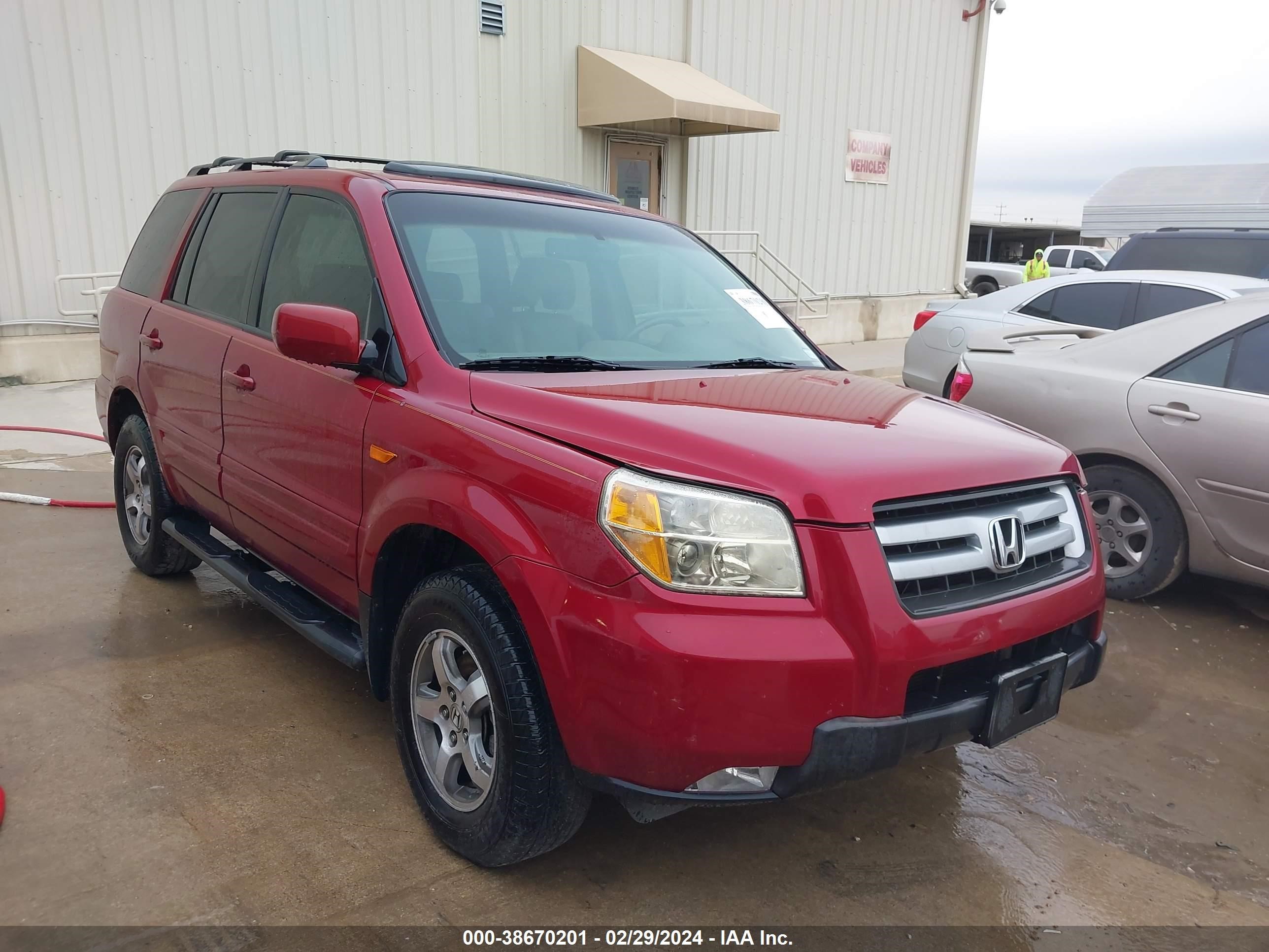 honda pilot 2006 5fnyf28576b030779