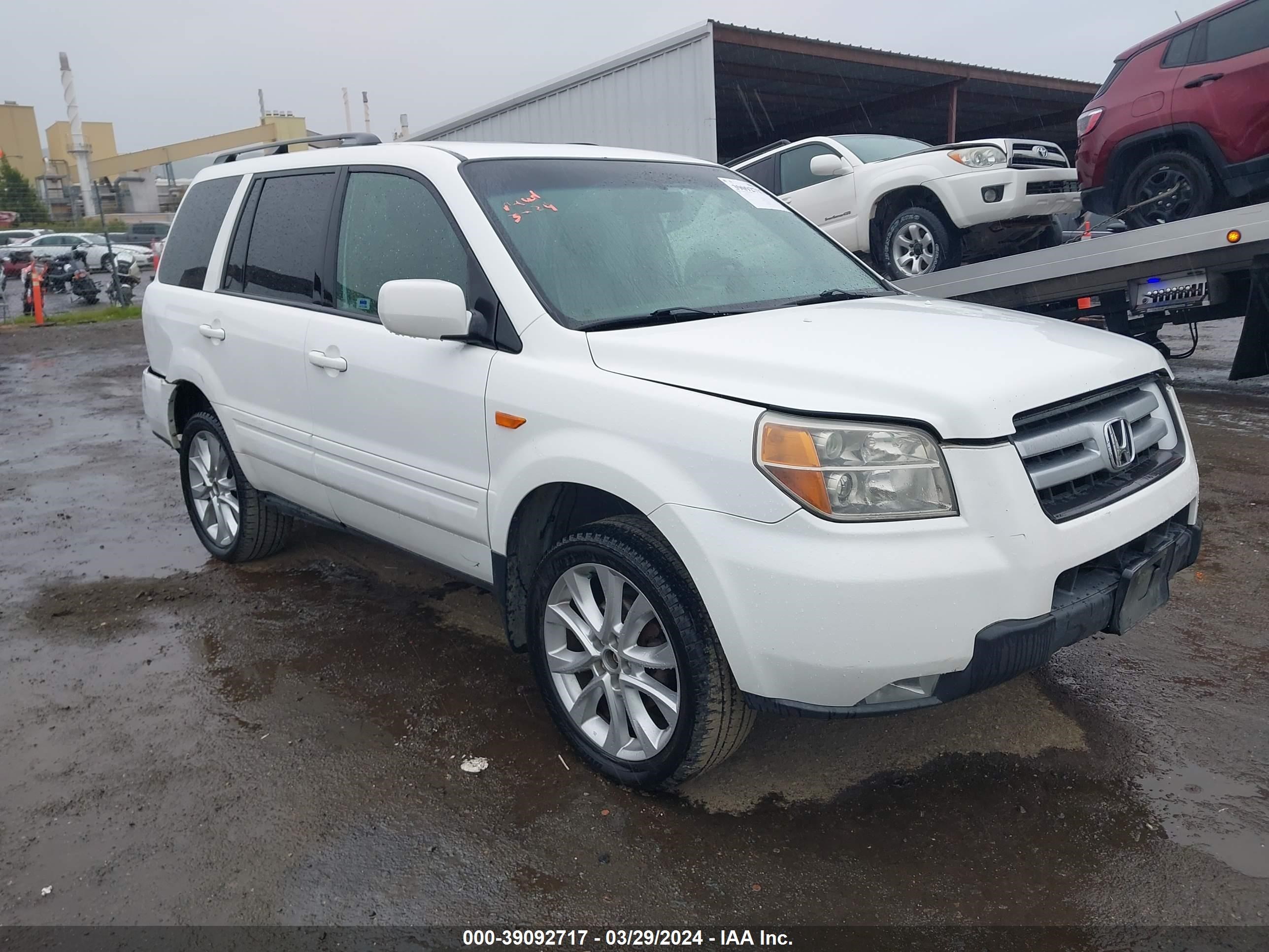 honda pilot 2007 5fnyf28577b009304